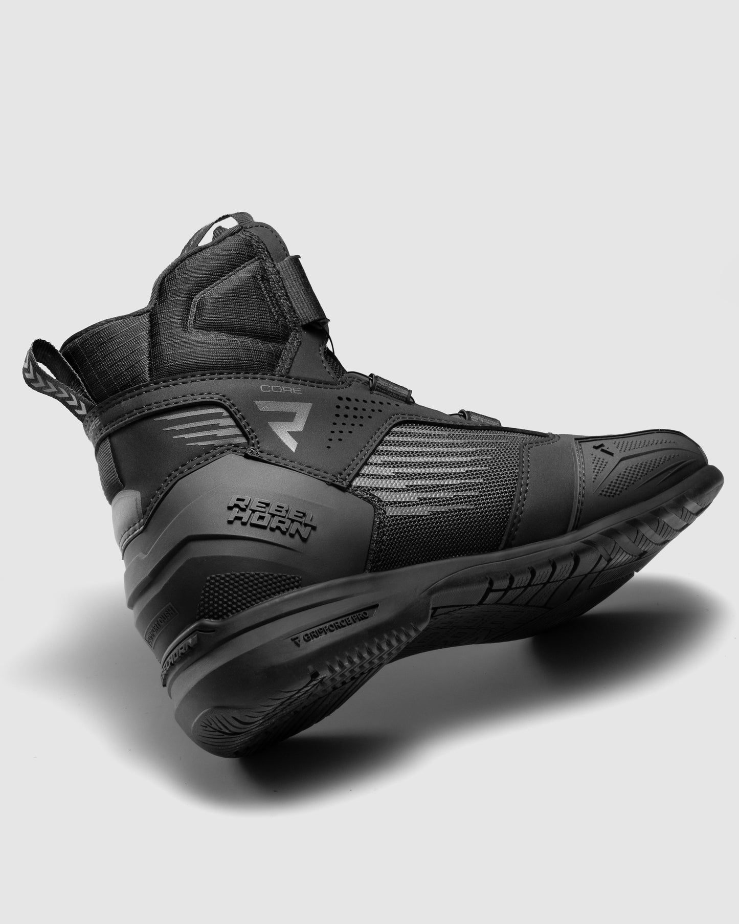 Core Motorradstiefel Schwarz