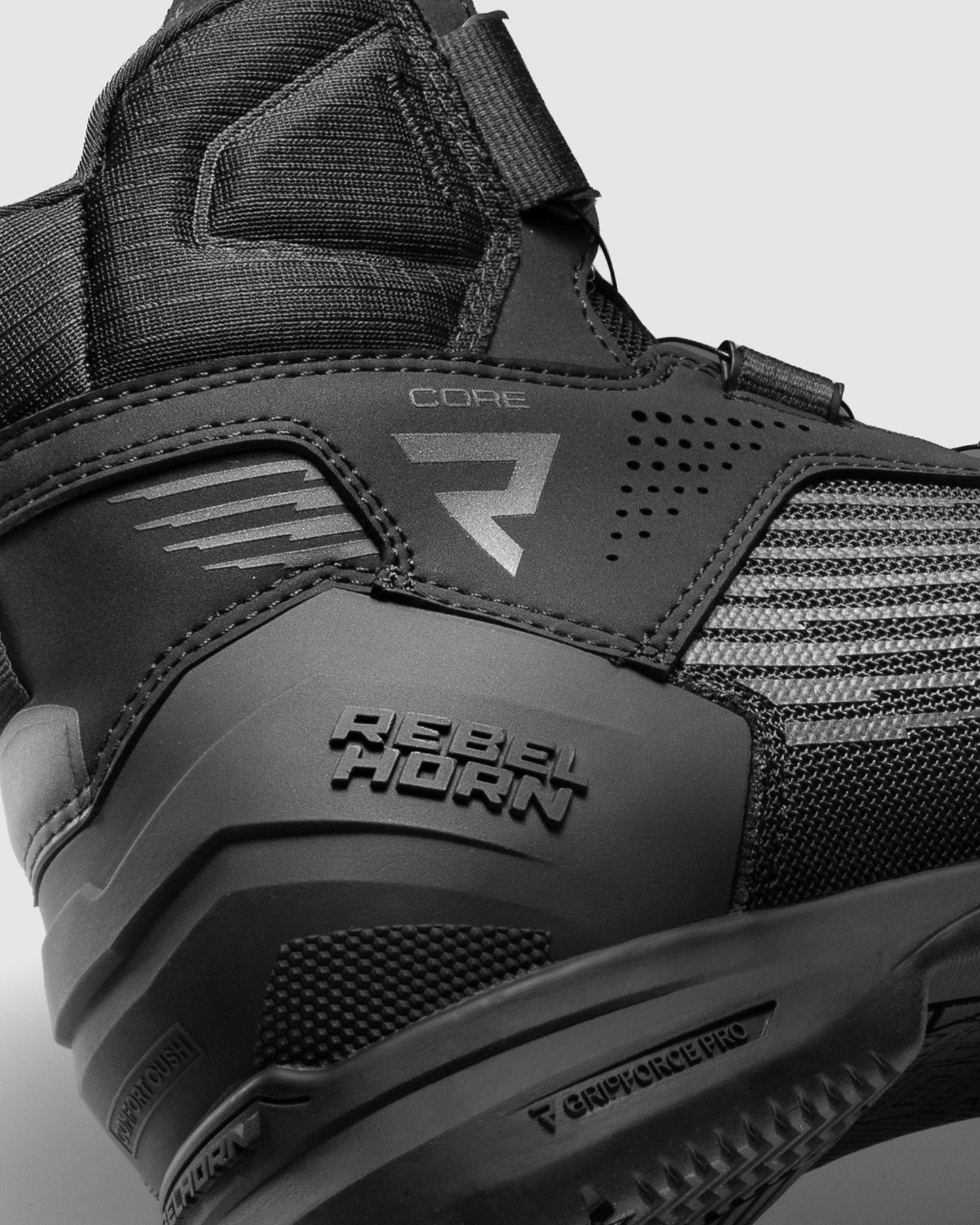 Core Motorradstiefel Schwarz