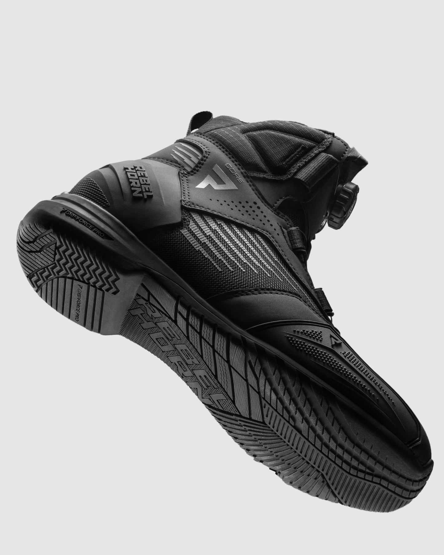 Core Motorradstiefel Schwarz