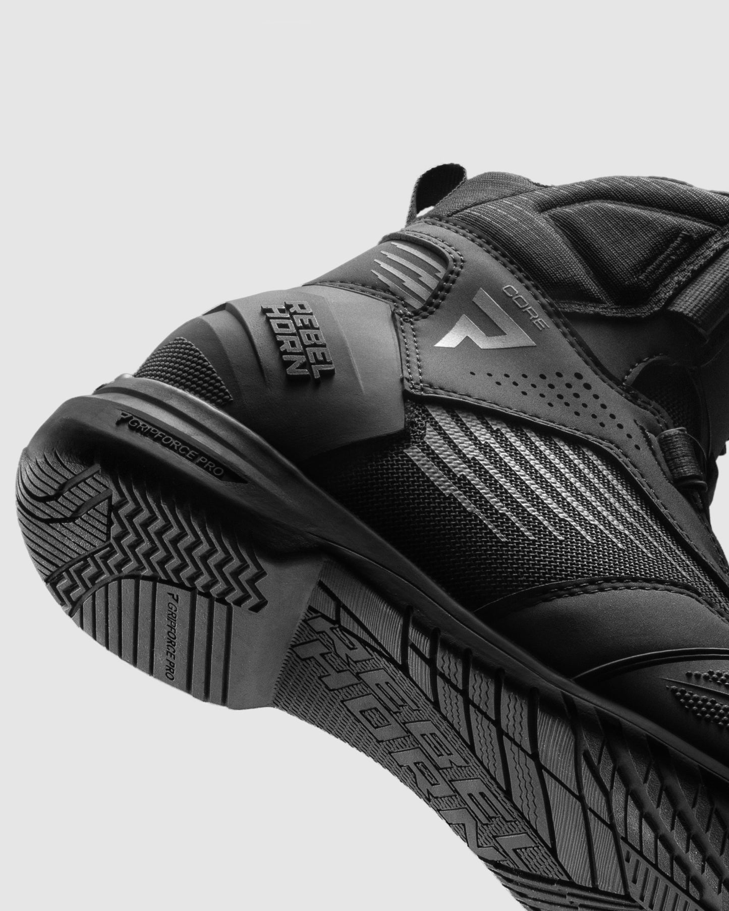 Core Motorradstiefel Schwarz