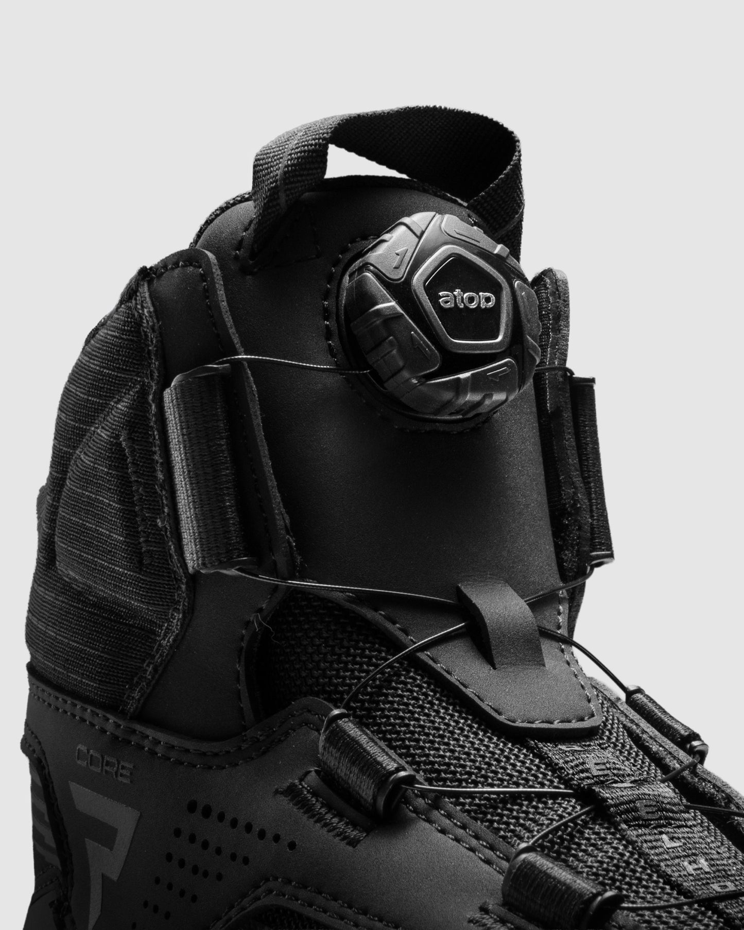 Core Motorradstiefel Schwarz
