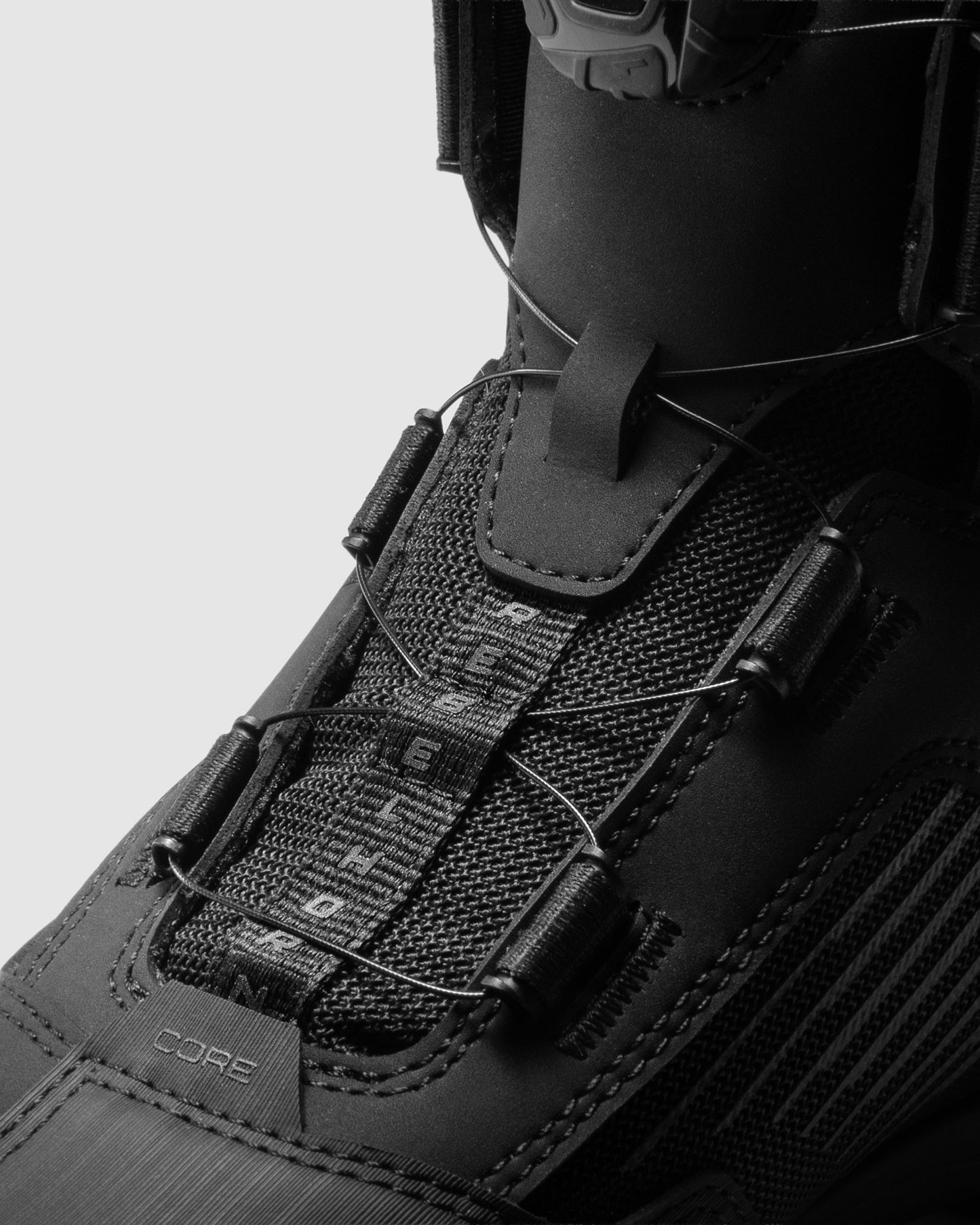 Core Motorradstiefel Schwarz