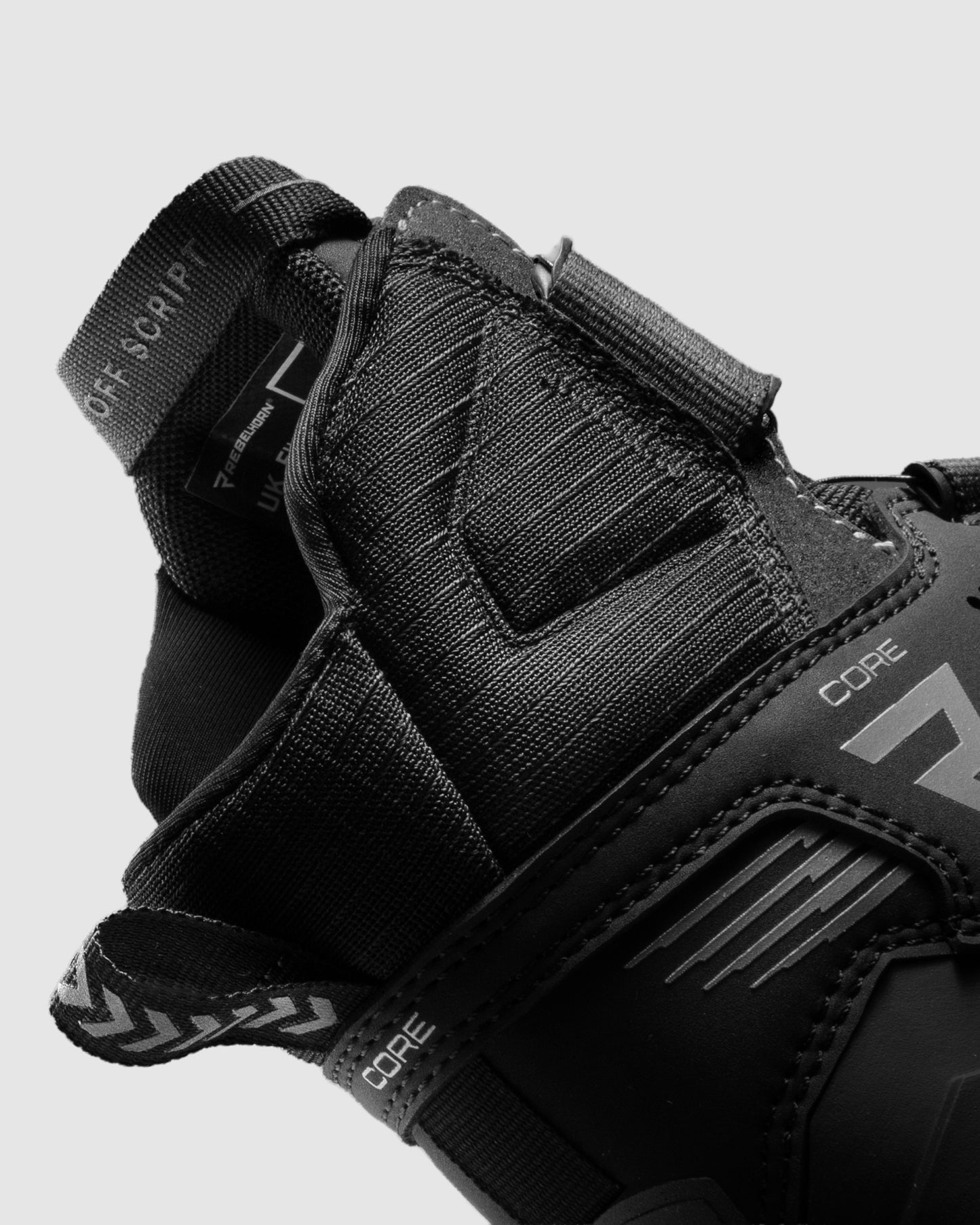Core Motorradstiefel Schwarz