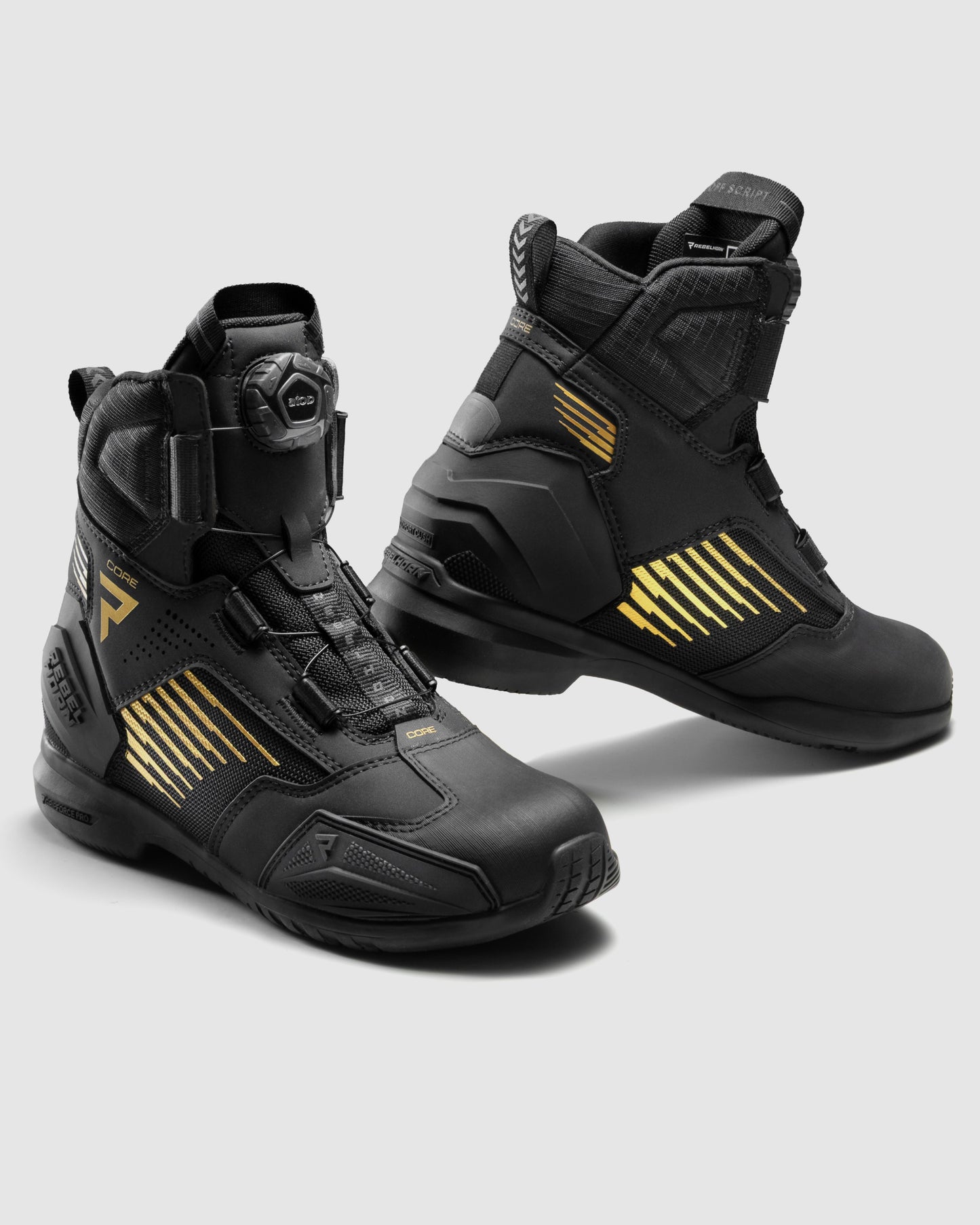 Core Motorradstiefel Gold