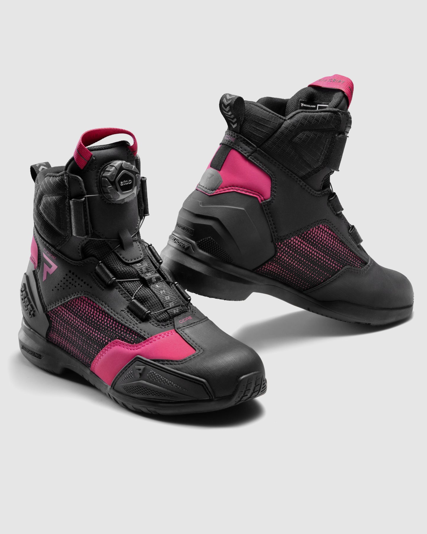 Core Motorradstiefel Rosa