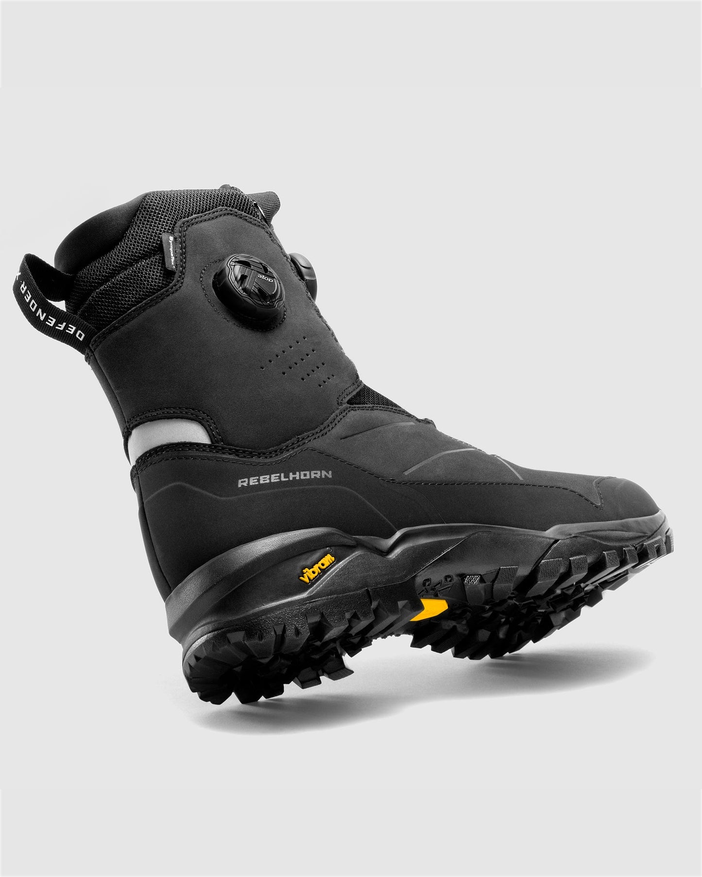 Defender X Motorradstiefel Schwarz