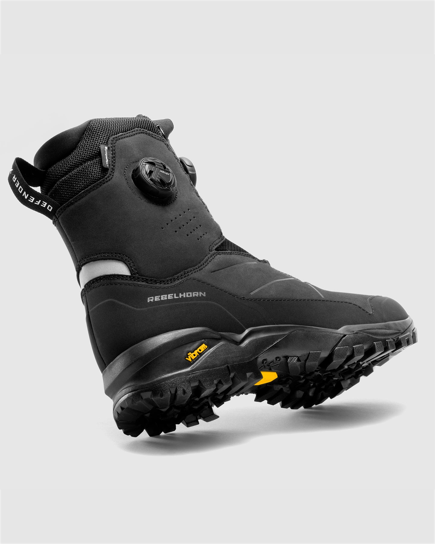 Defender X Motorradstiefel Schwarz
