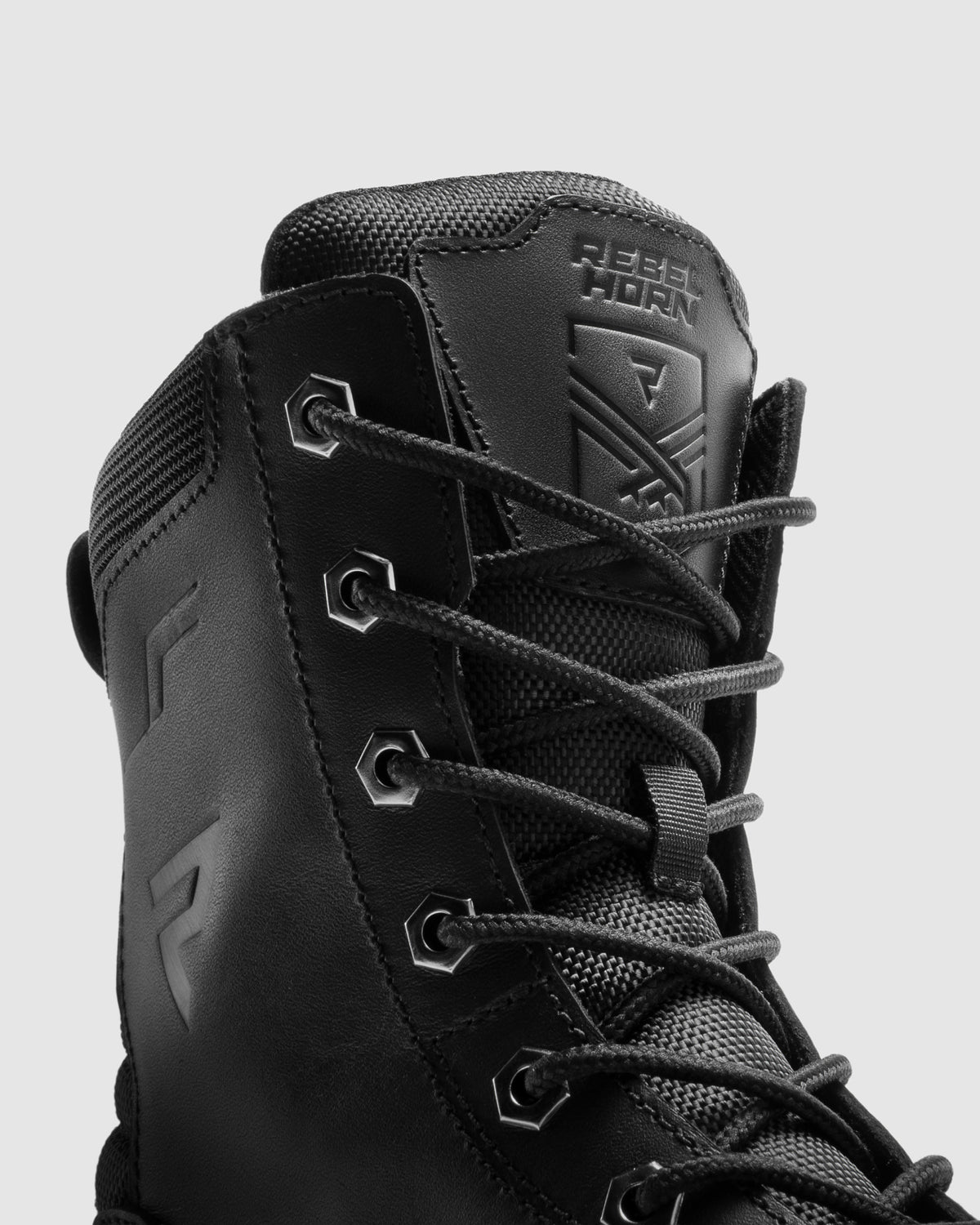 Falcon Motorradstiefel Schwarz