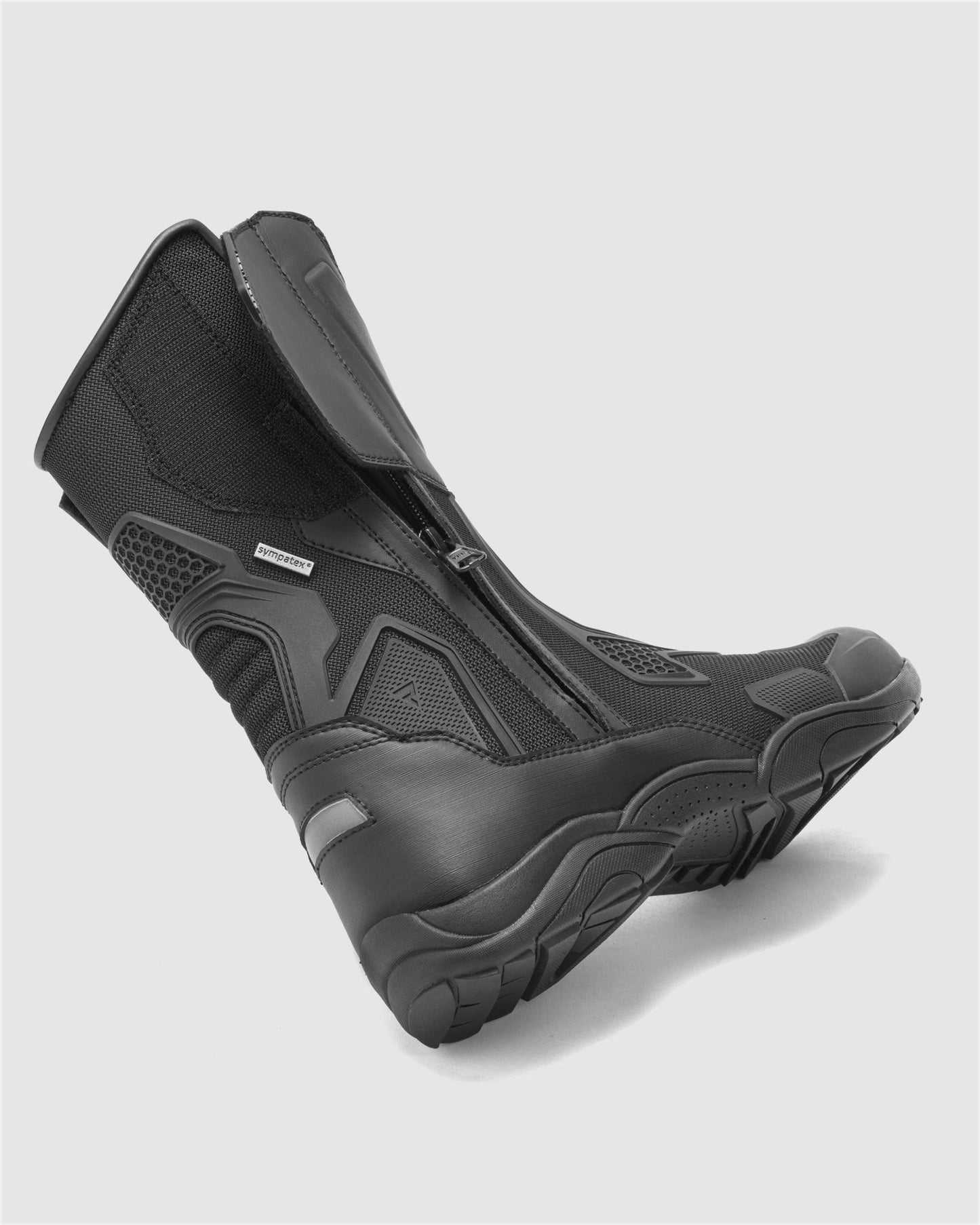 Range Motorradstiefel Schwarz