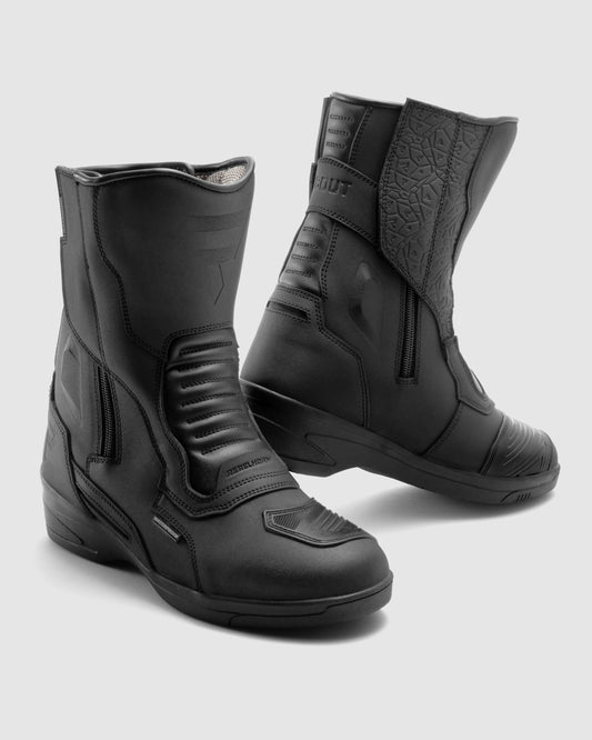 Scout High Heel Motorradstiefel Damen Schwarz