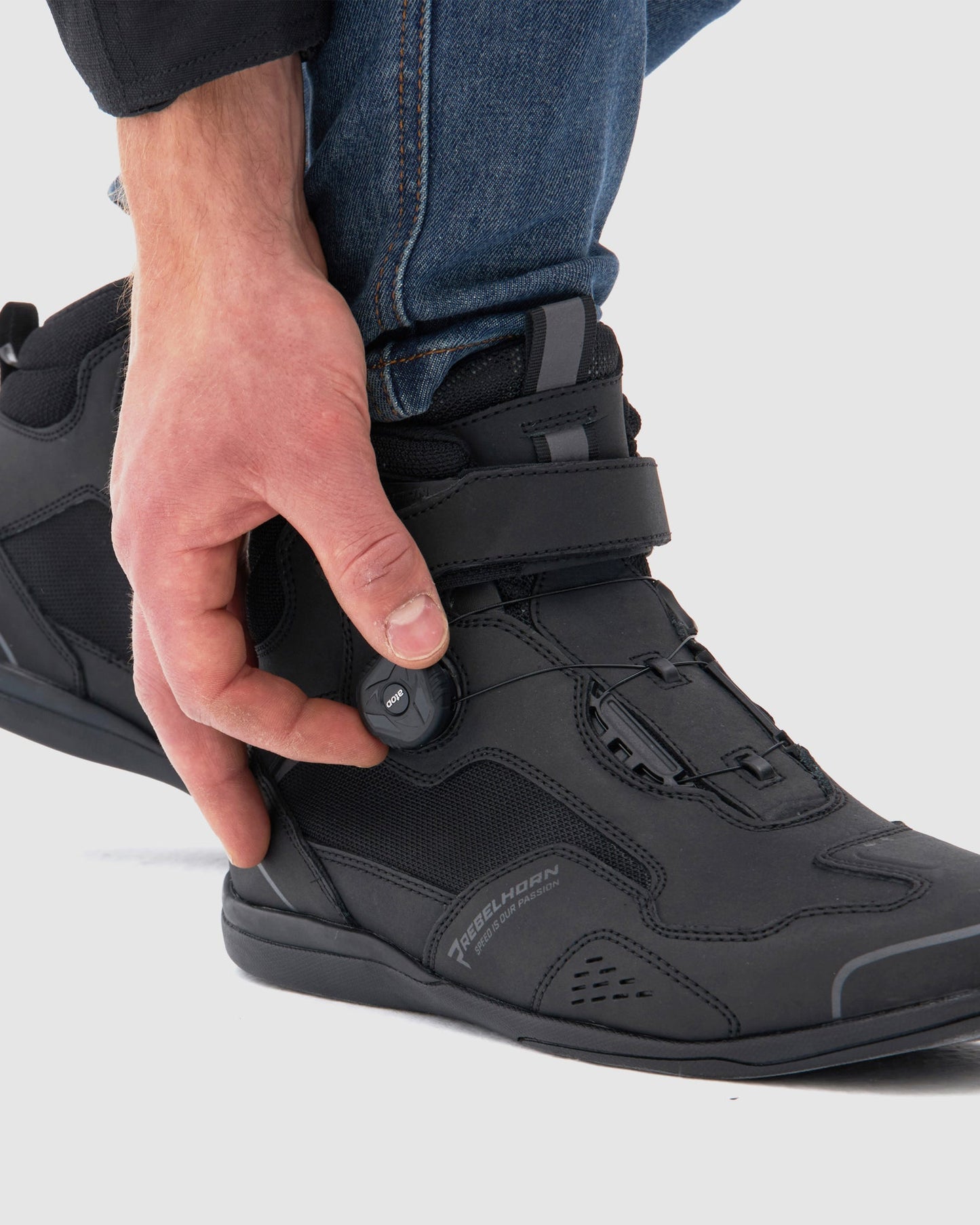 Spark II Motorradstiefel Schwarz