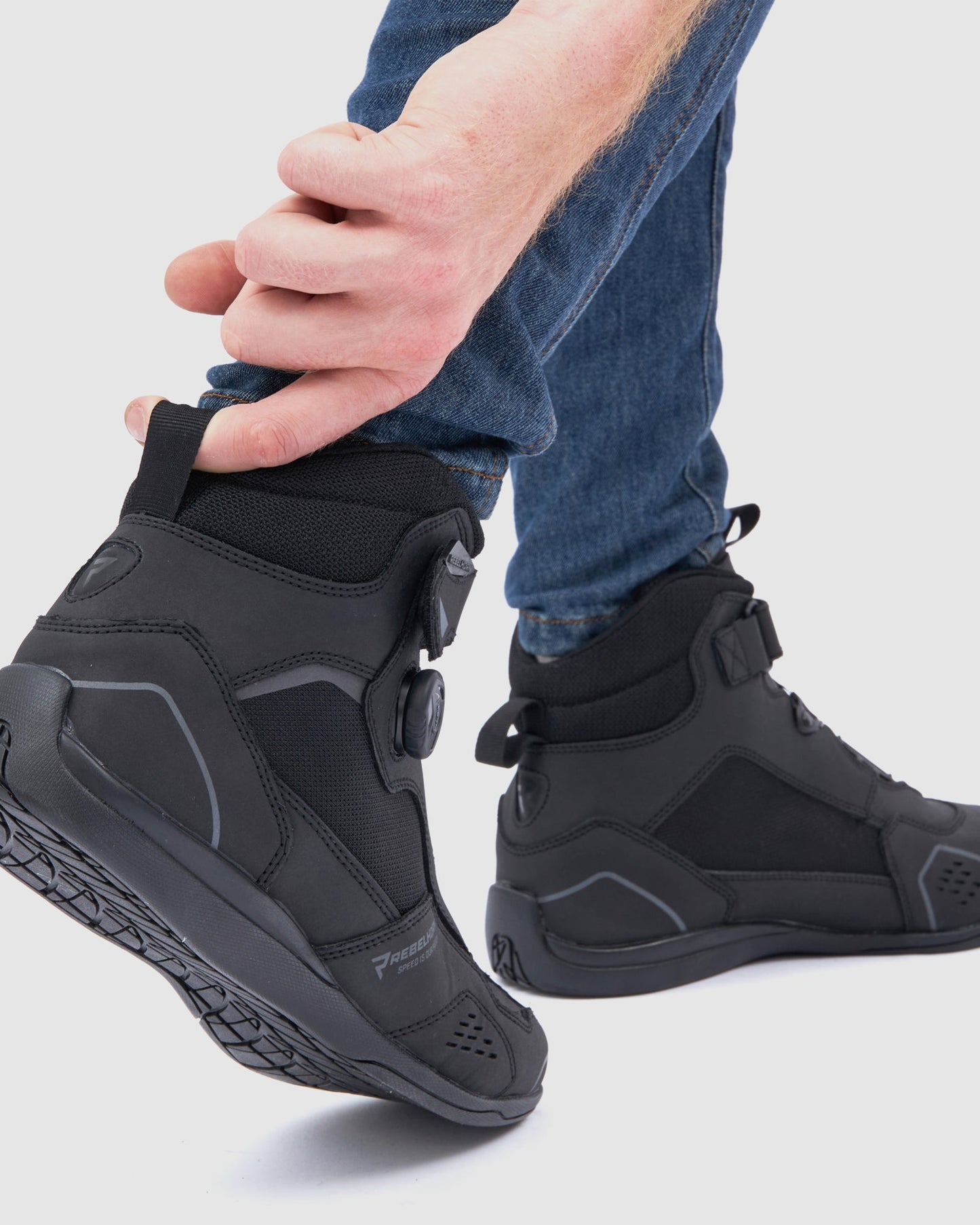 Spark II Motorradstiefel Schwarz