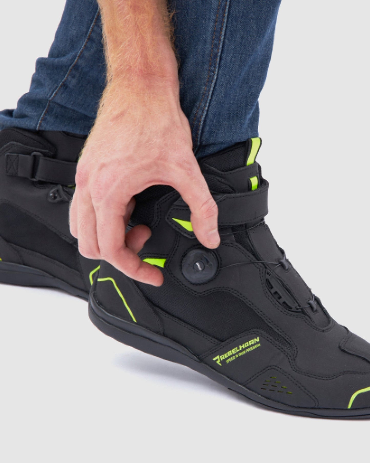 Spark II Motorradstiefel Neongelb