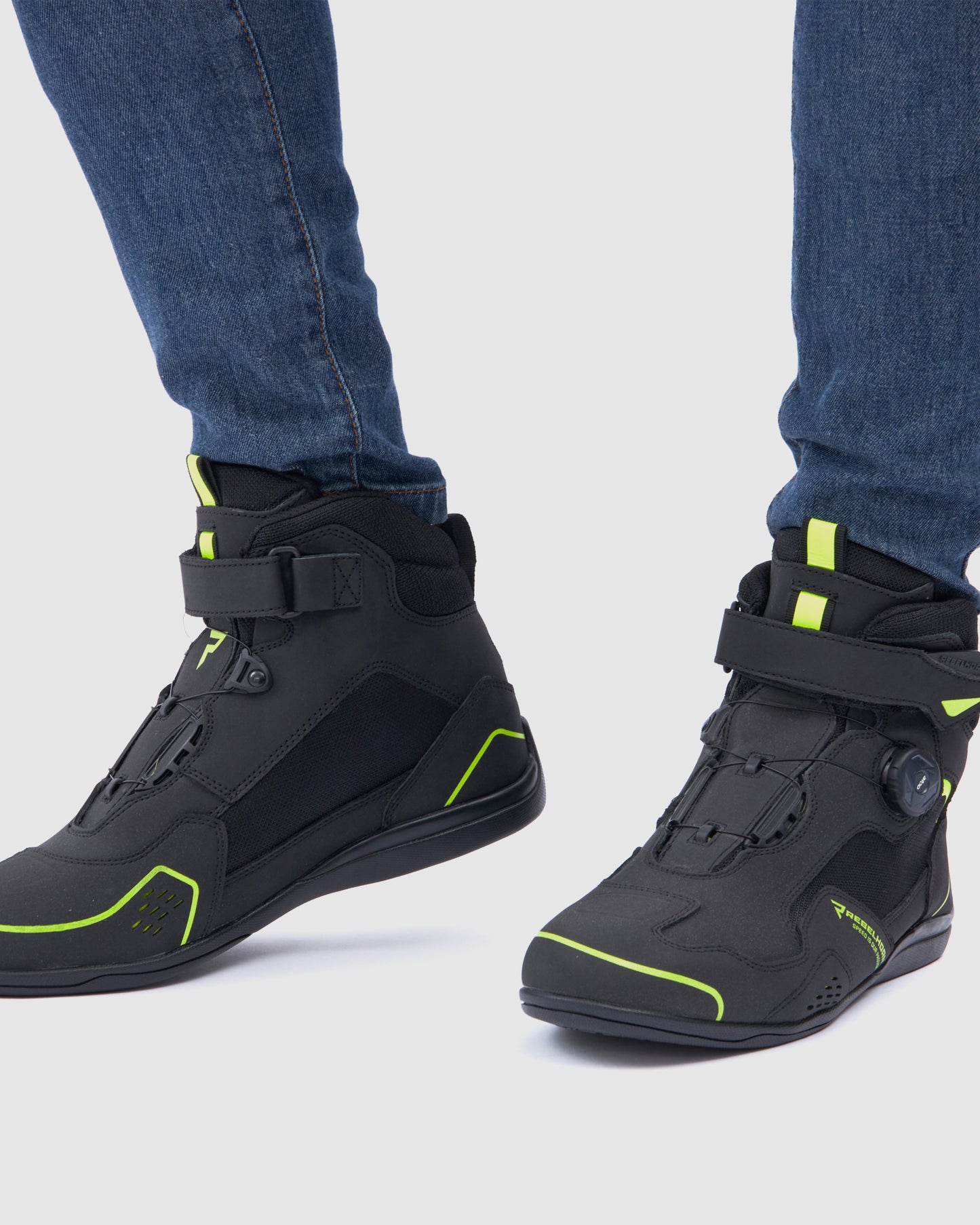 Spark II Motorradstiefel Neongelb
