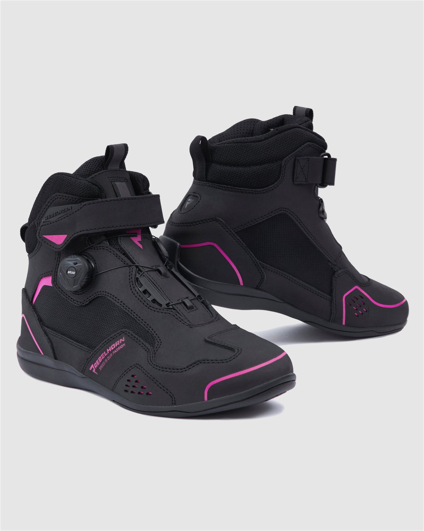 Spark II Damen Motorradstiefel Rosa