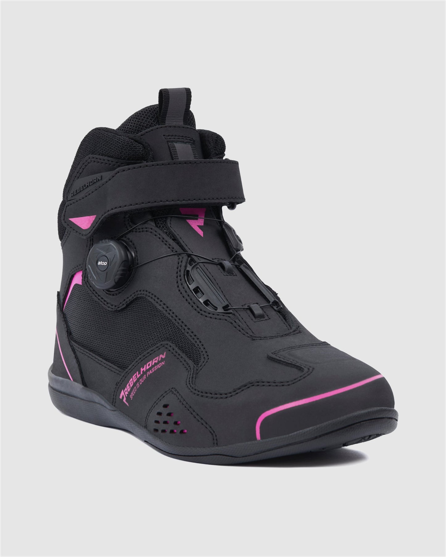 Spark II Damen Motorradstiefel Rosa