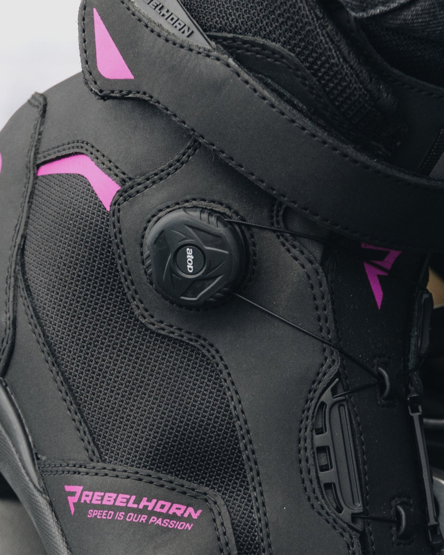 Spark II Damen Motorradstiefel Rosa