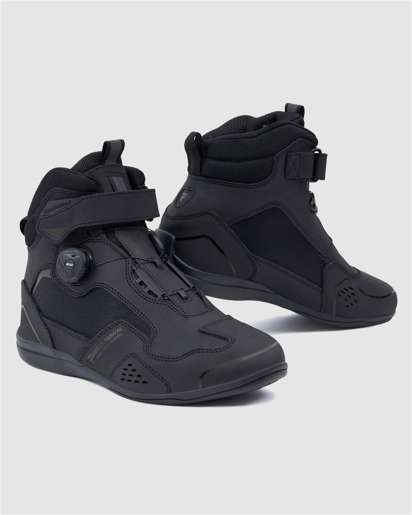 Spark II Motorradstiefel Schwarz