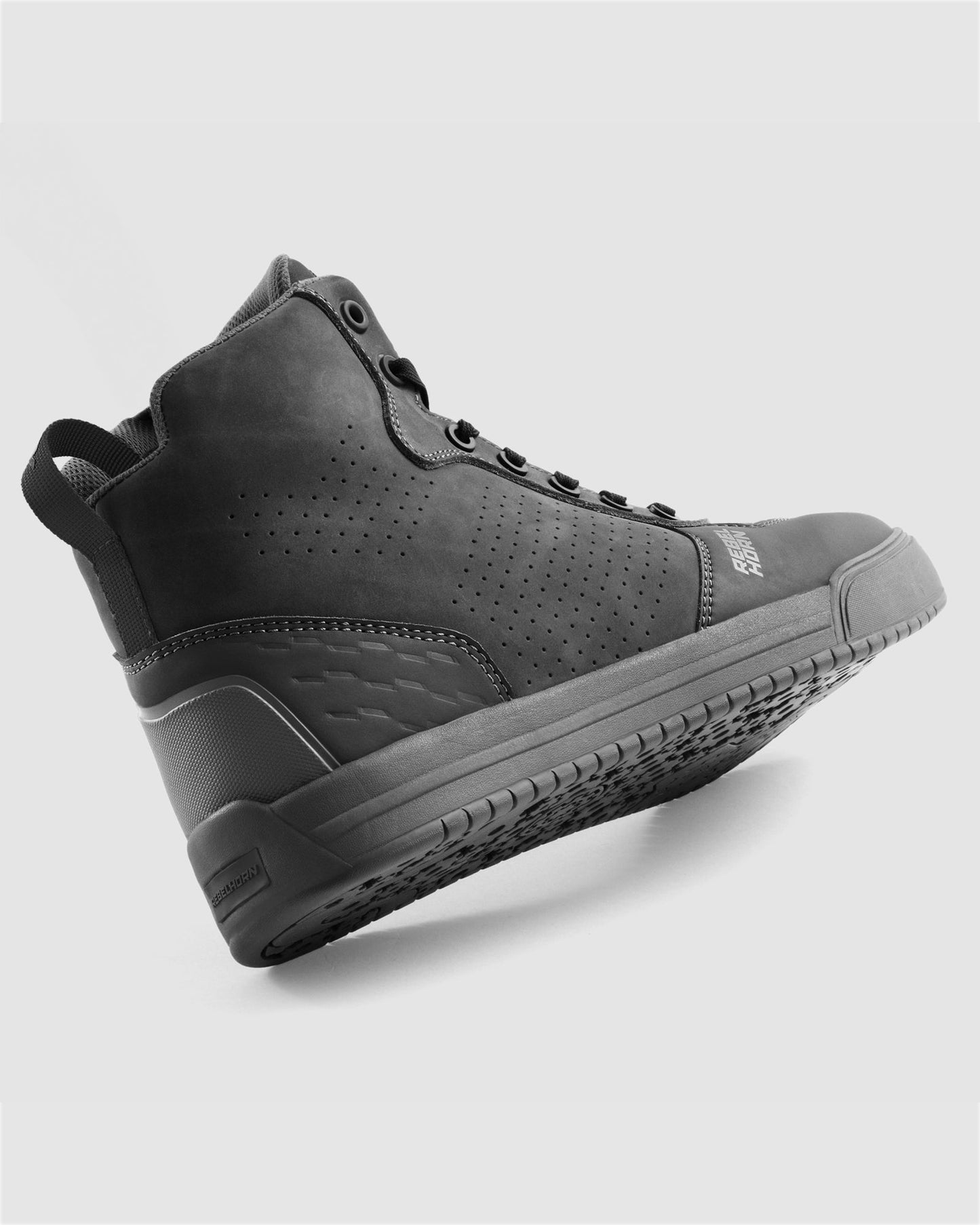 Spike Motorradstiefel Schwarz