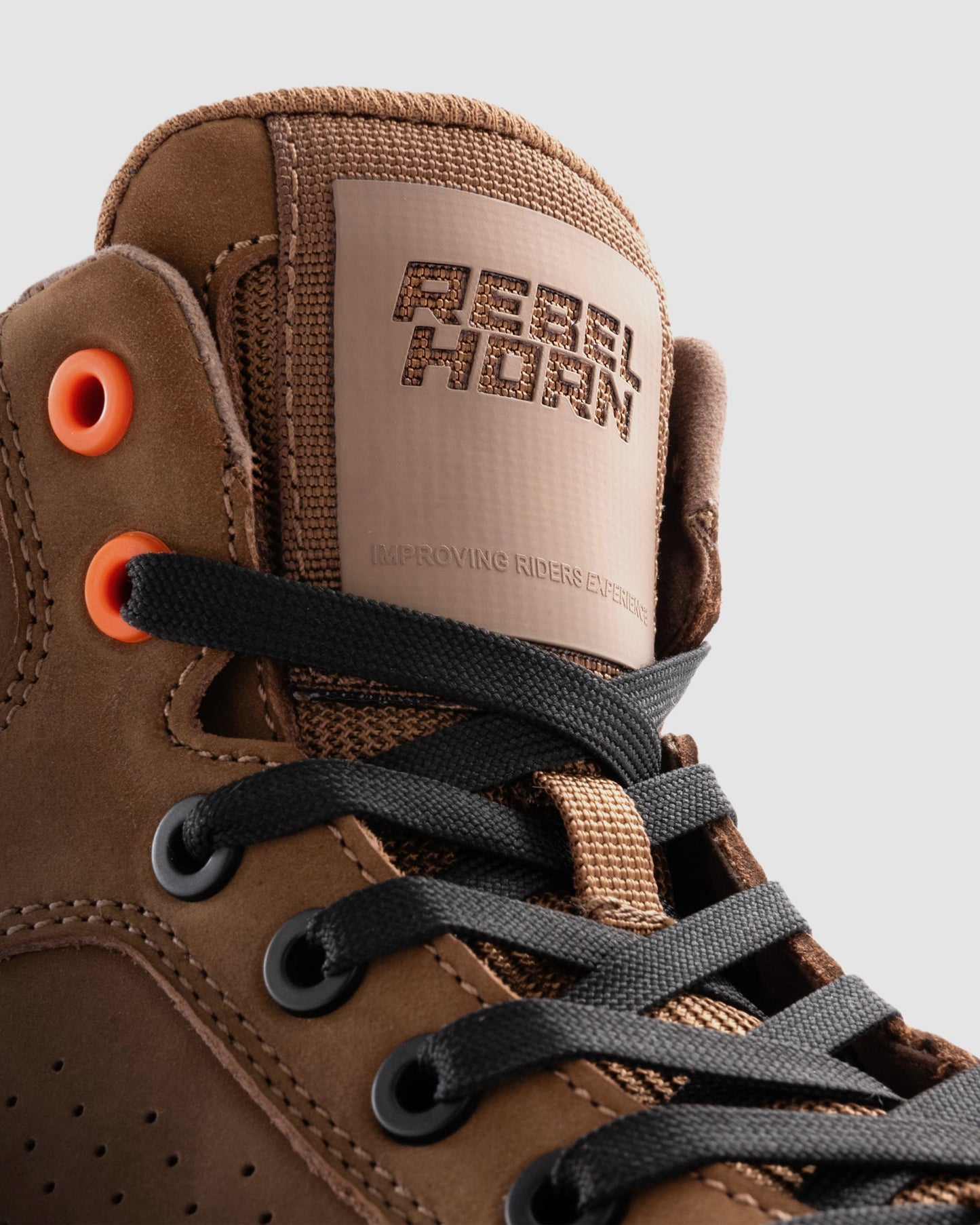 Spike Motorradstiefel Braun