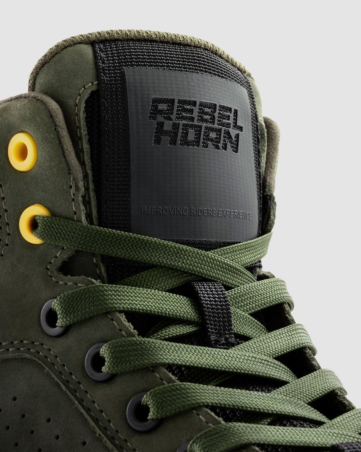 Spike Motorradstiefel Oliv