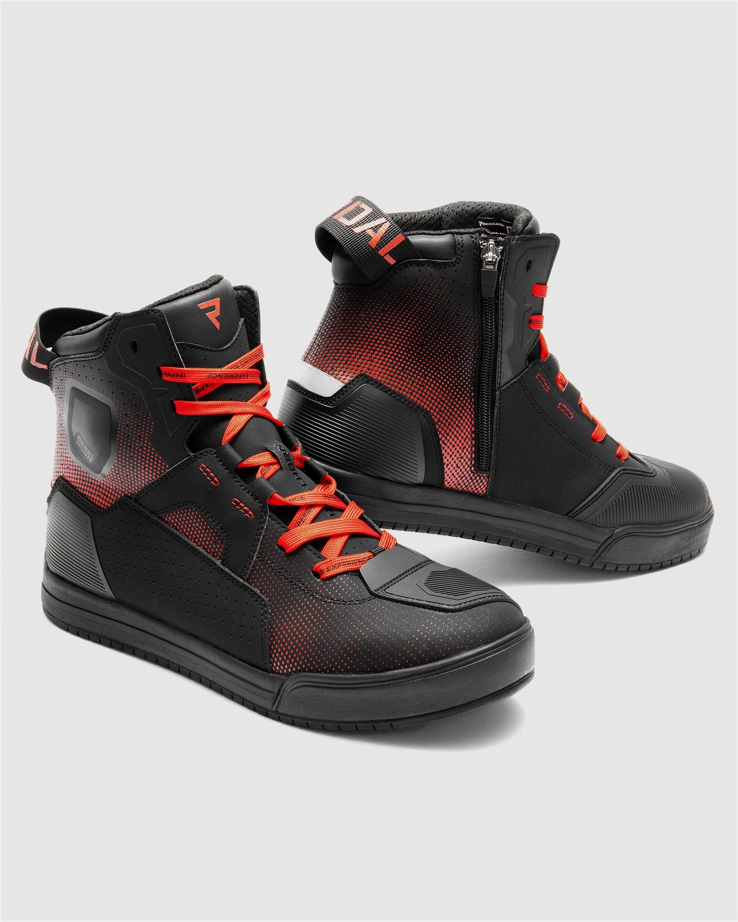 Vandal II Motorradstiefel Rot