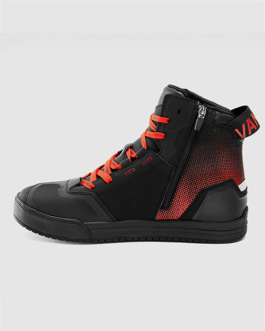 Vandal II Motorradstiefel Rot