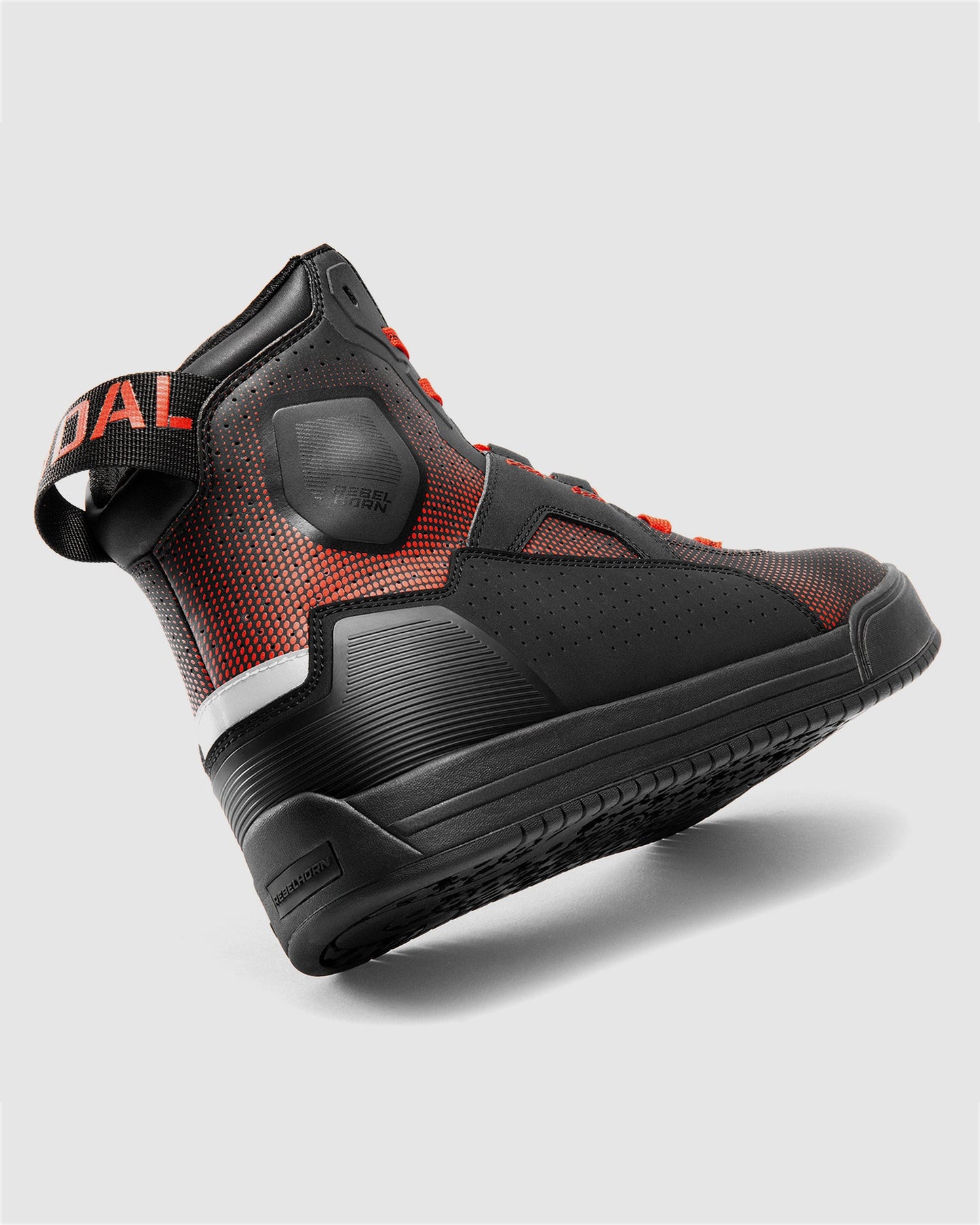 Vandal II Motorradstiefel Rot