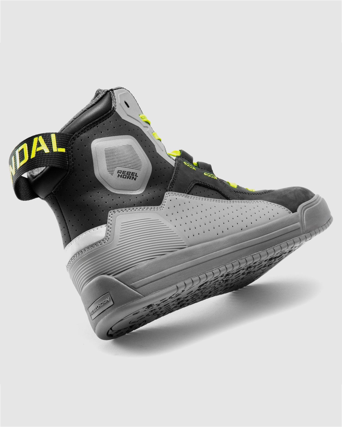 Vandal II Motorradstiefel Grau