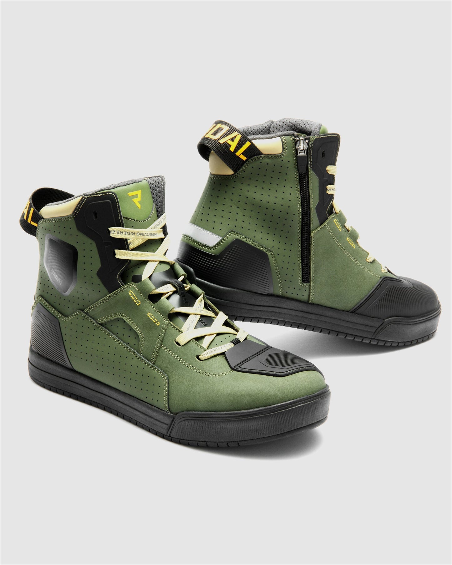 Vandal II Motorradstiefel Oliv