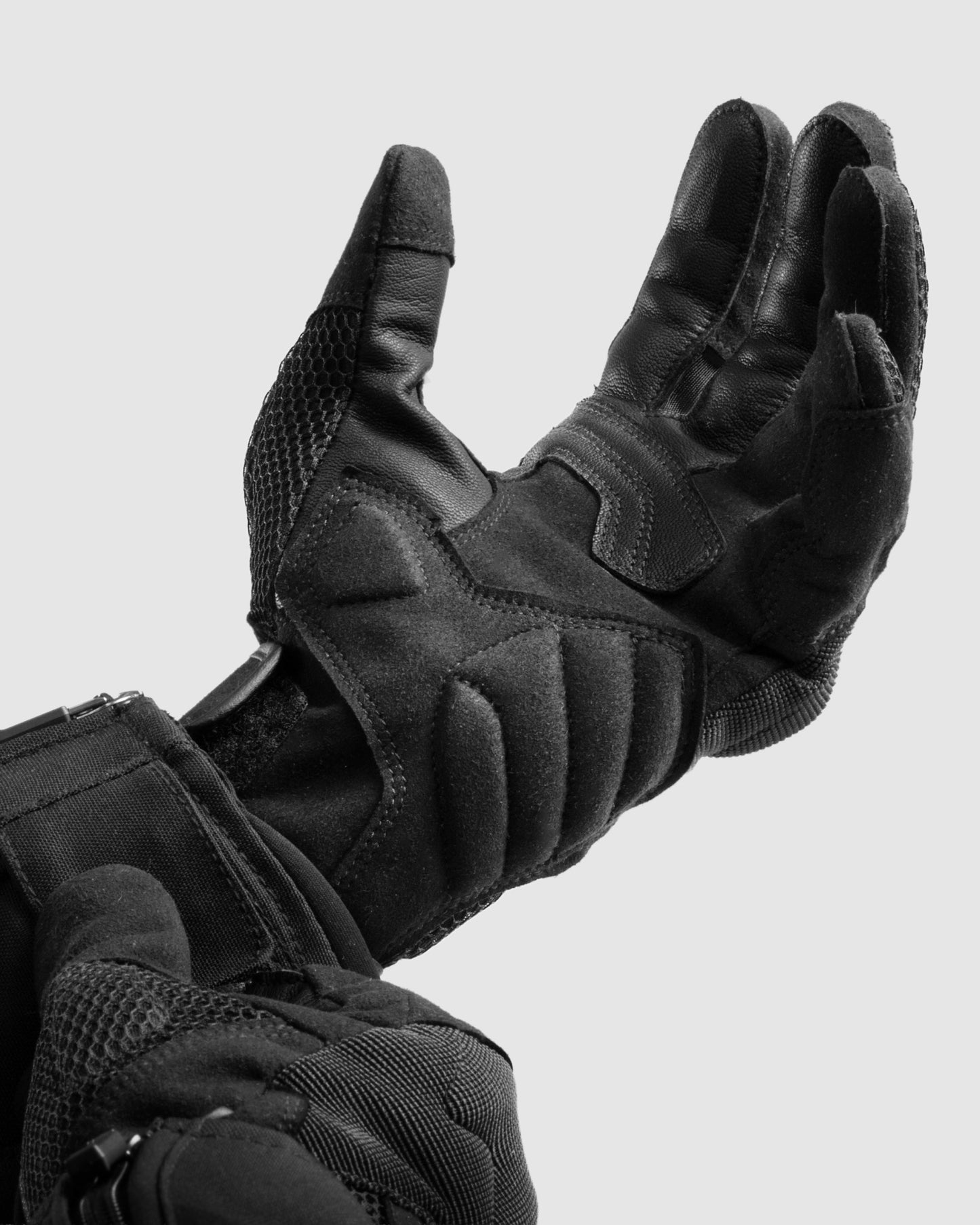 Core Motorradhandschuhe Schwarz
