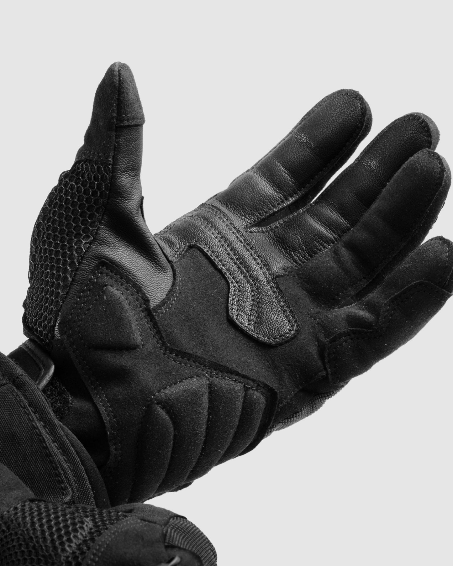 Core Motorradhandschuhe Schwarz