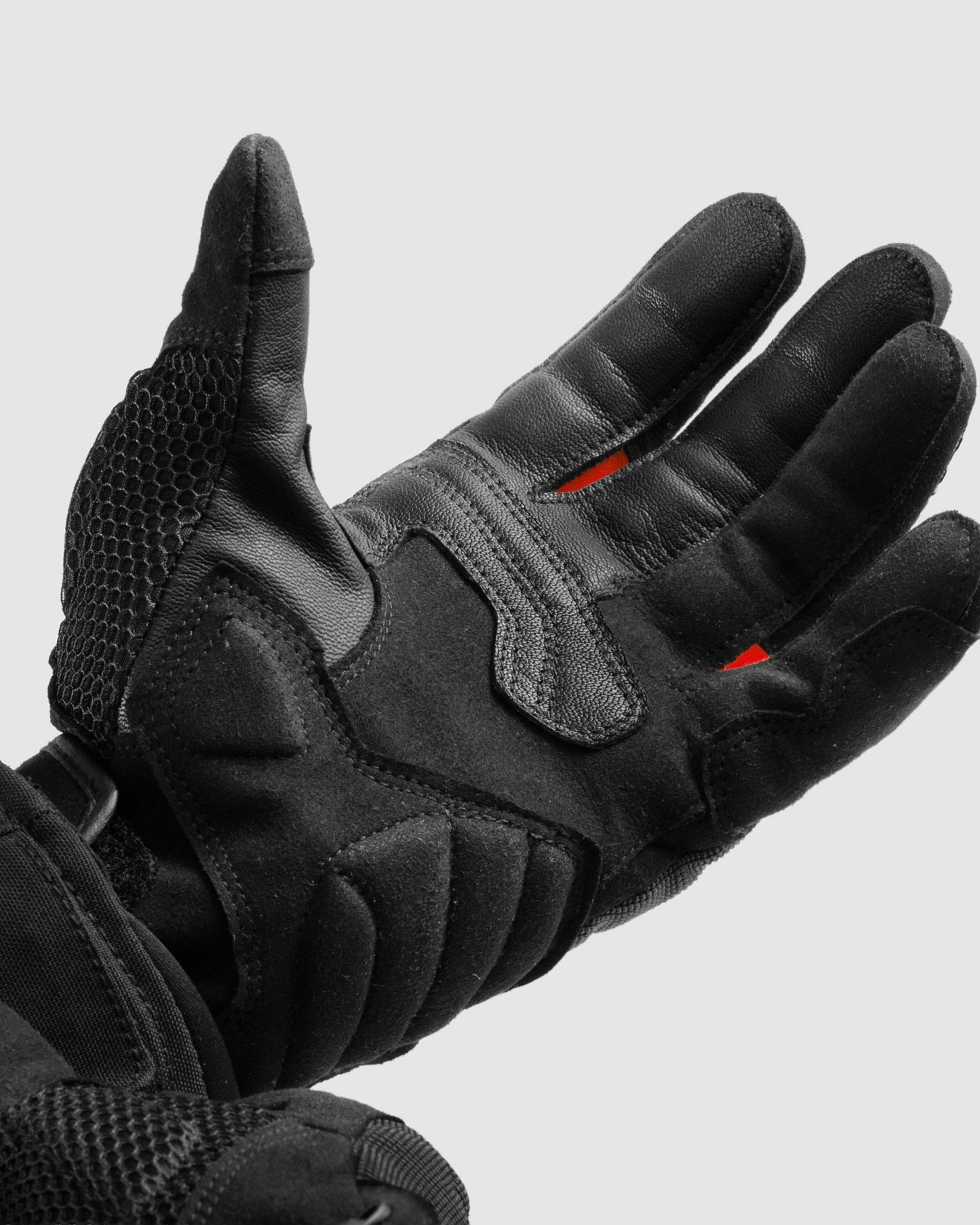 Core Motorradhandschuhe Rot