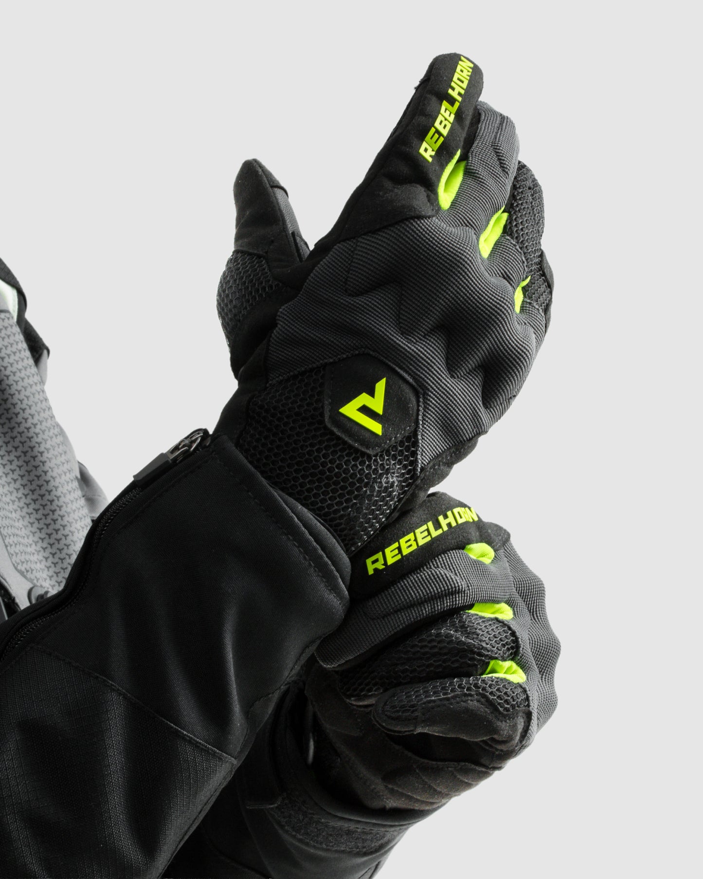 Core Motorradhandschuhe Fluo Gelb