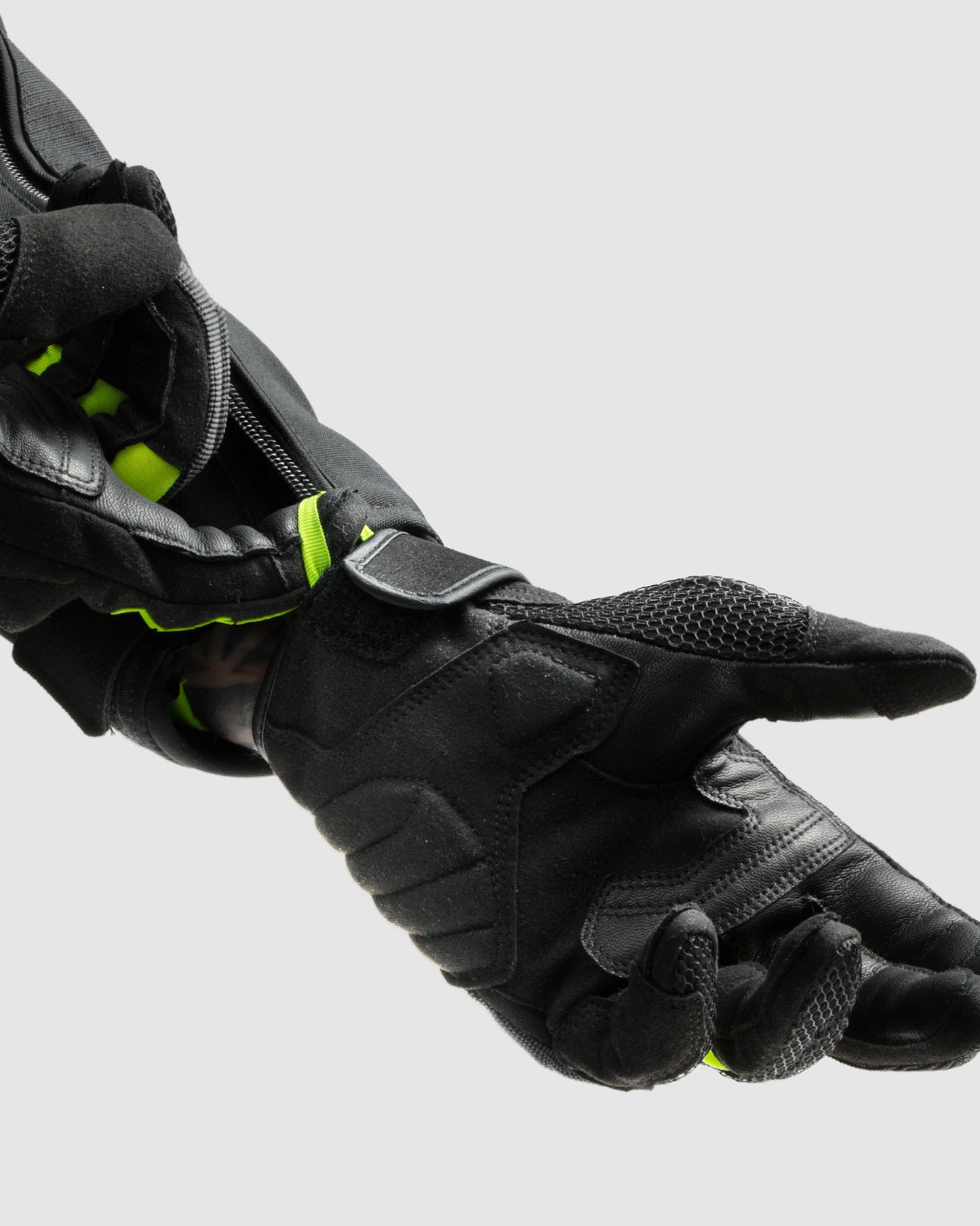 Core Motorradhandschuhe Fluo Gelb