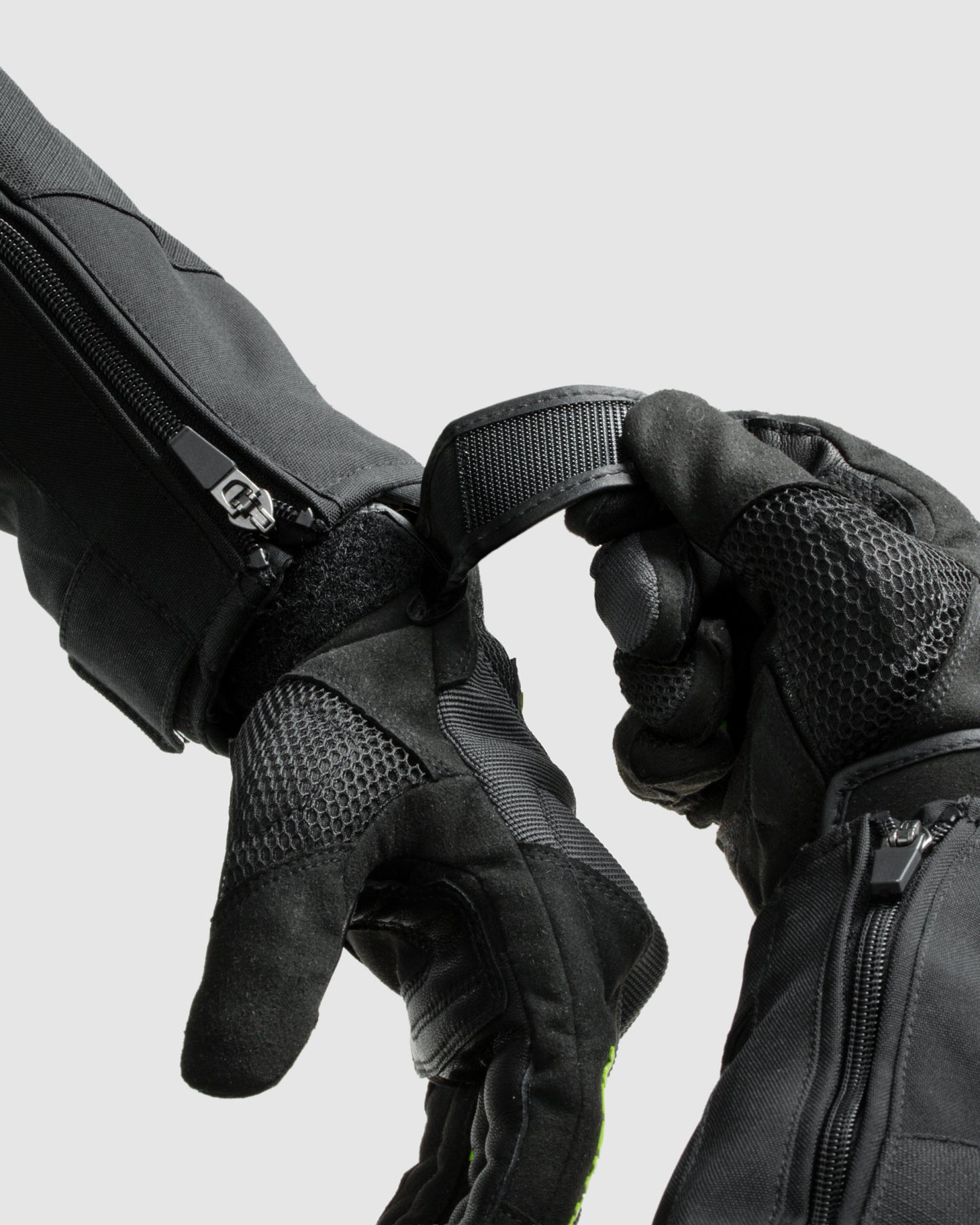 Core Motorradhandschuhe Fluo Gelb