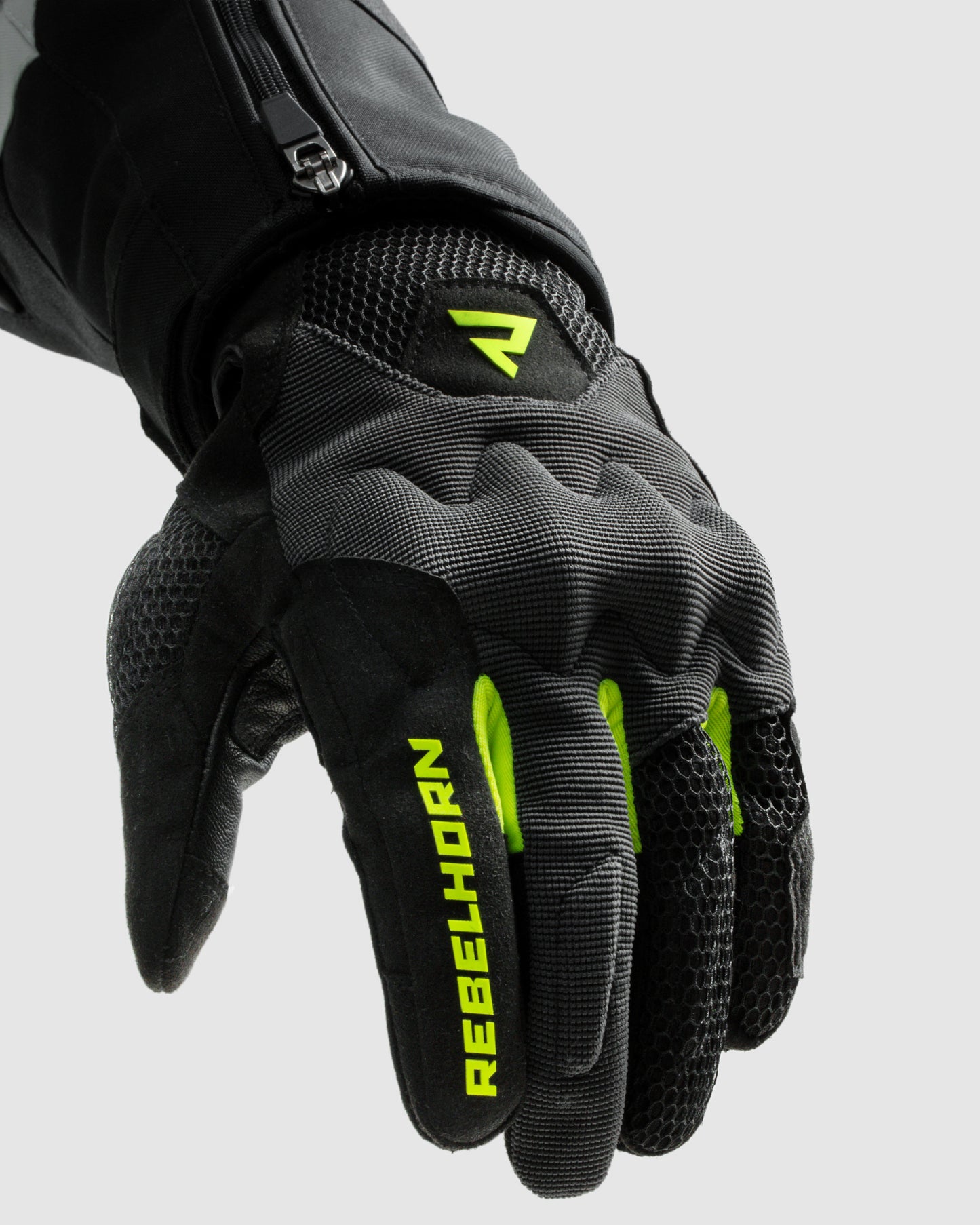 Core Motorradhandschuhe Fluo Gelb