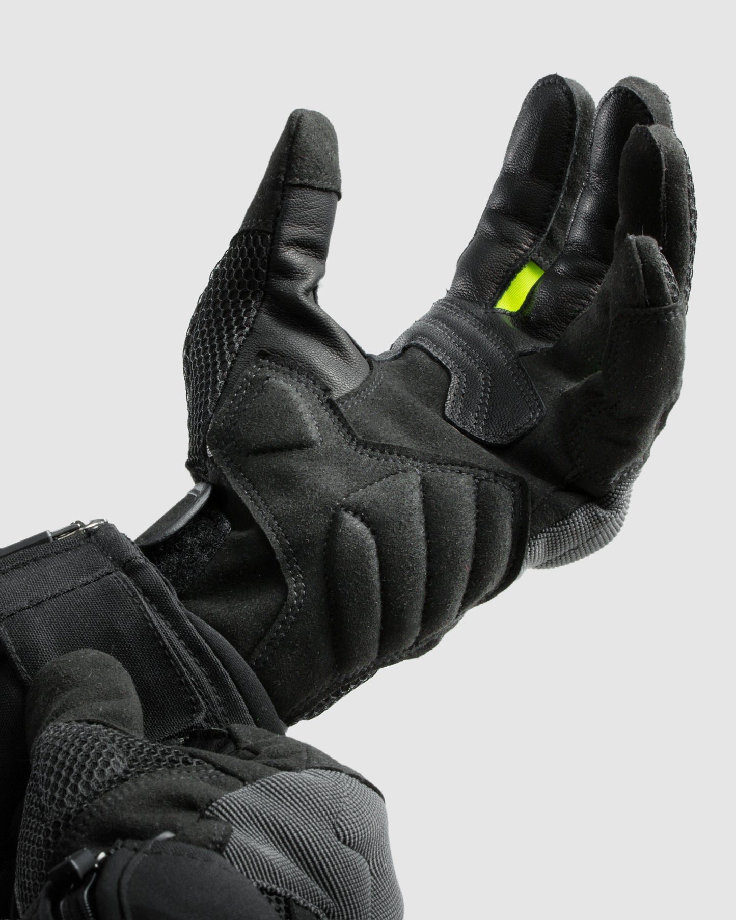 Core Motorradhandschuhe Fluo Gelb