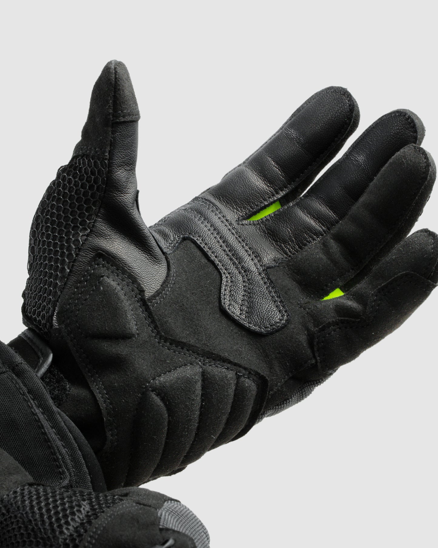 Core Motorradhandschuhe Fluo Gelb