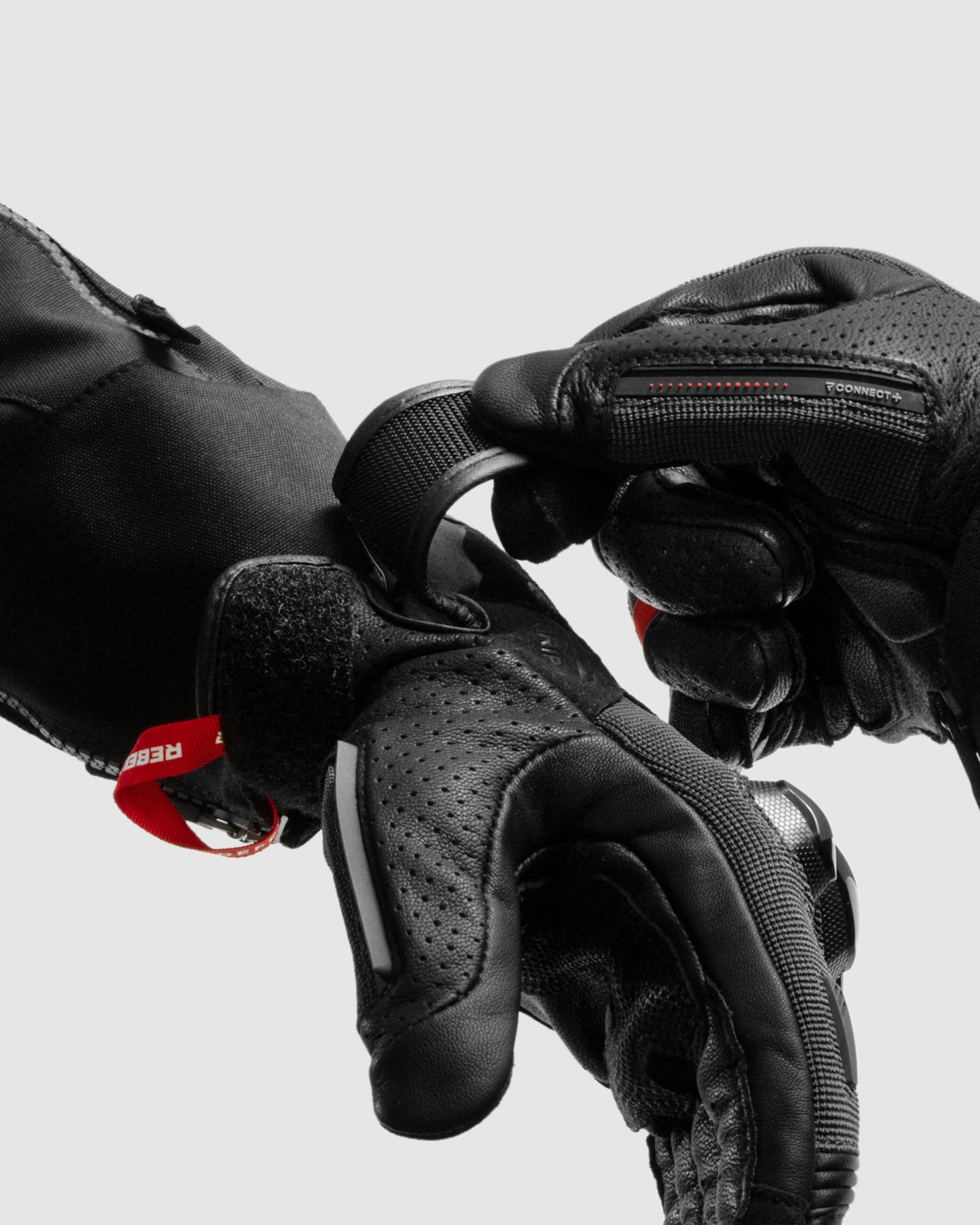 Defender Motorradhandschuhe Rot
