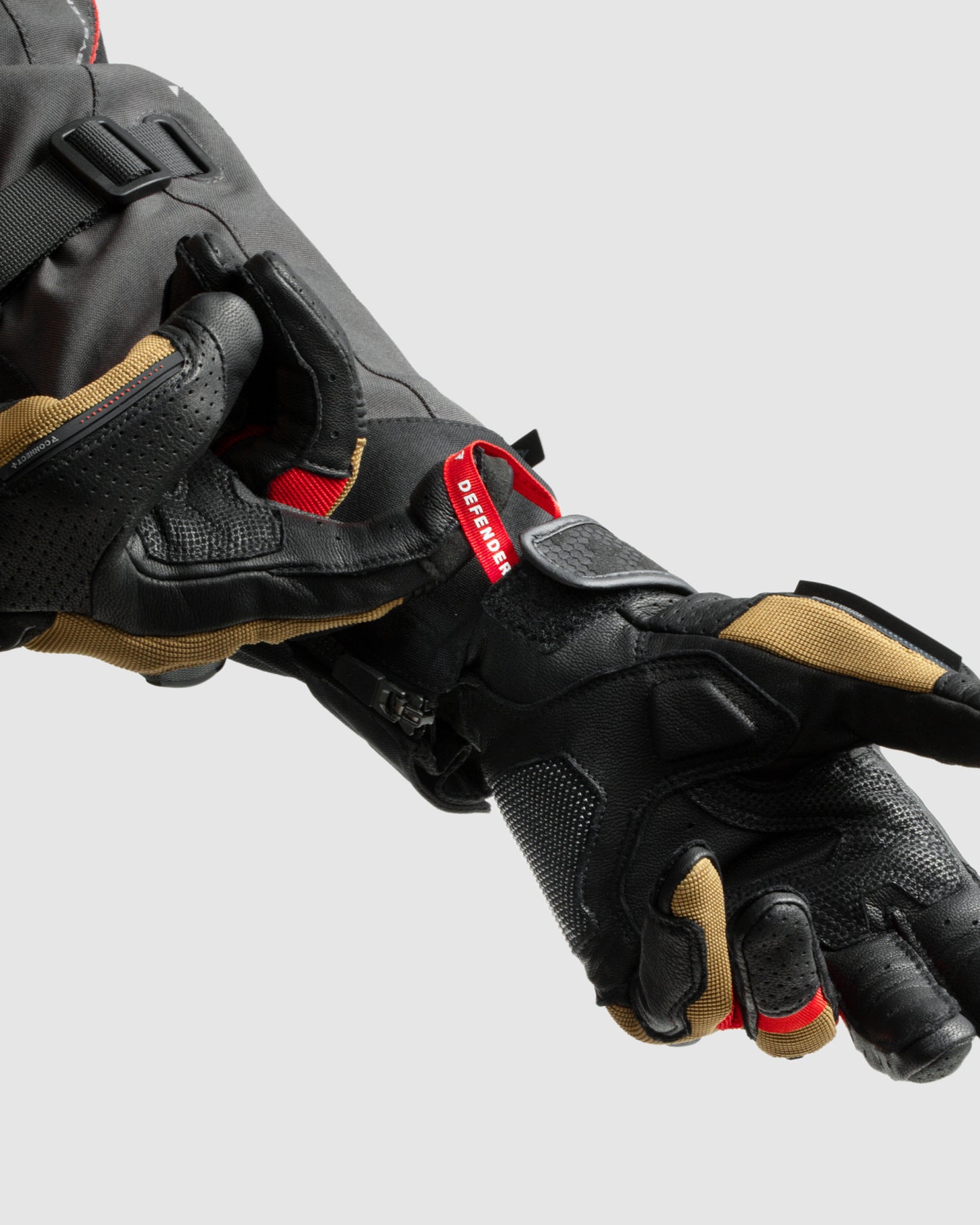 Defender Motorradhandschuhe Desert