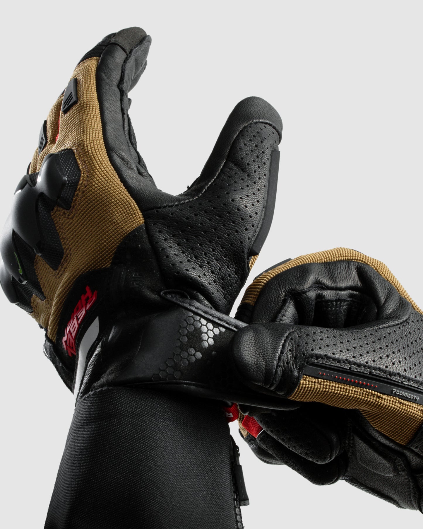 Defender Motorradhandschuhe Desert