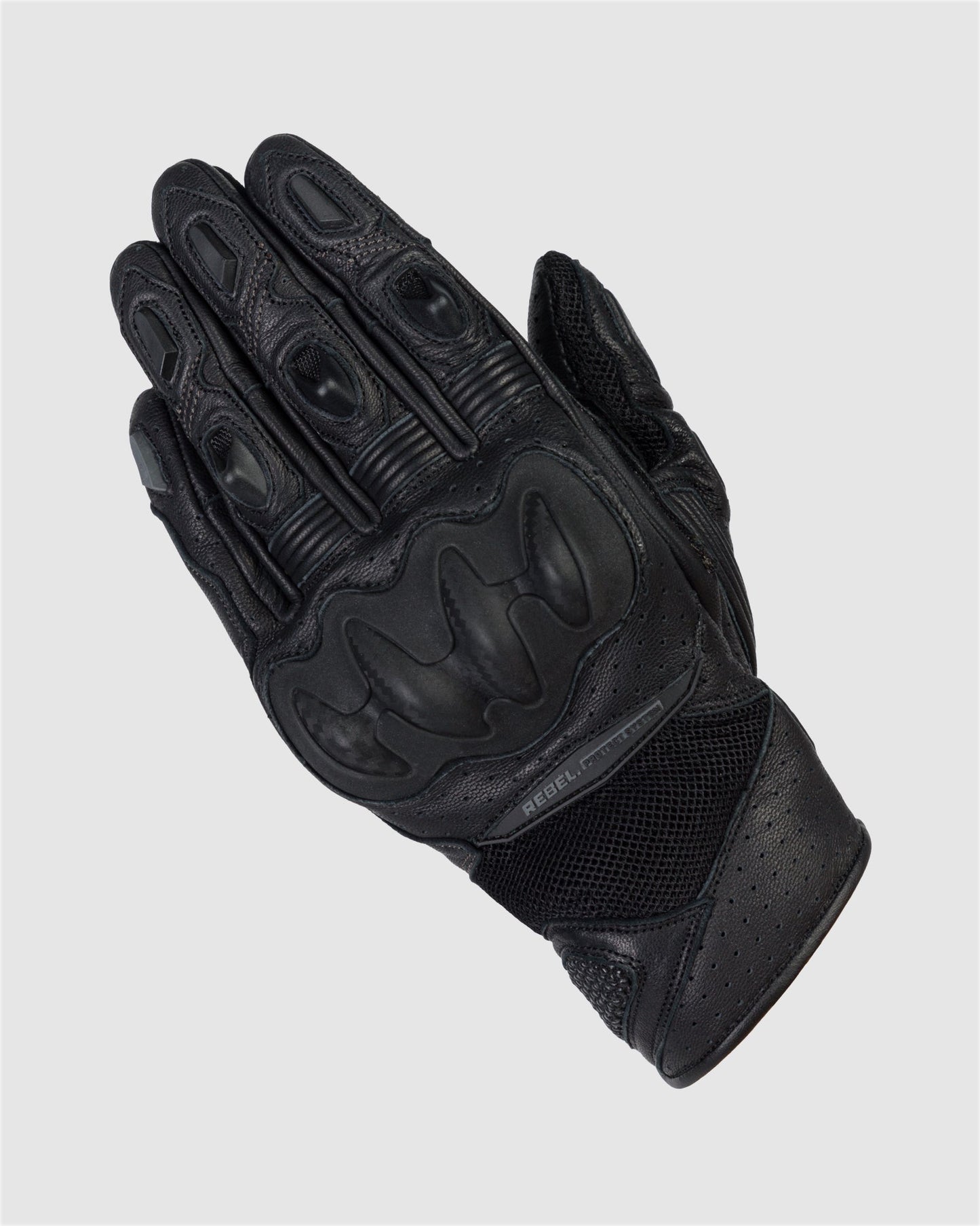 Flux II Damen Motorradhandschuhe Schwarz