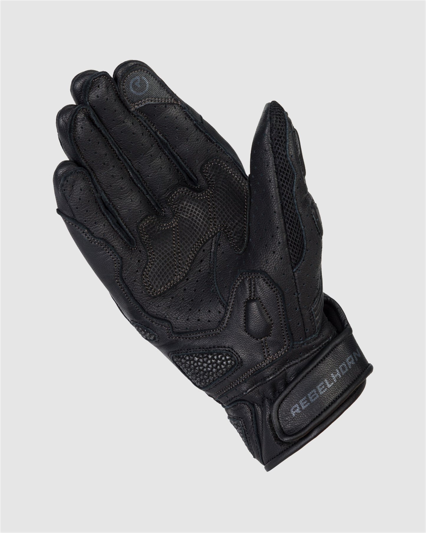 Flux II Damen Motorradhandschuhe Schwarz