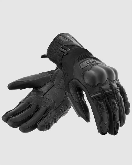 Range Motorradhandschuhe Schwarz