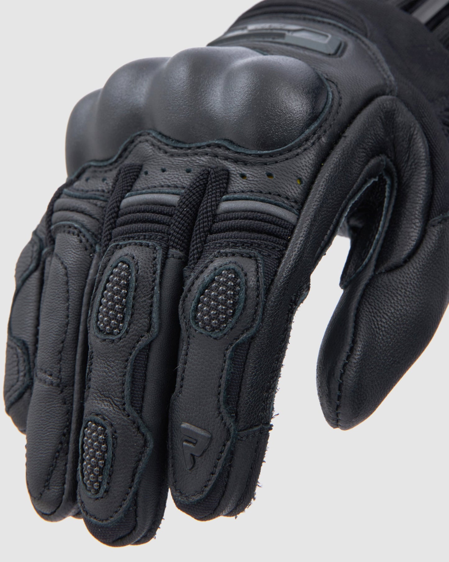 Range Motorradhandschuhe Schwarz