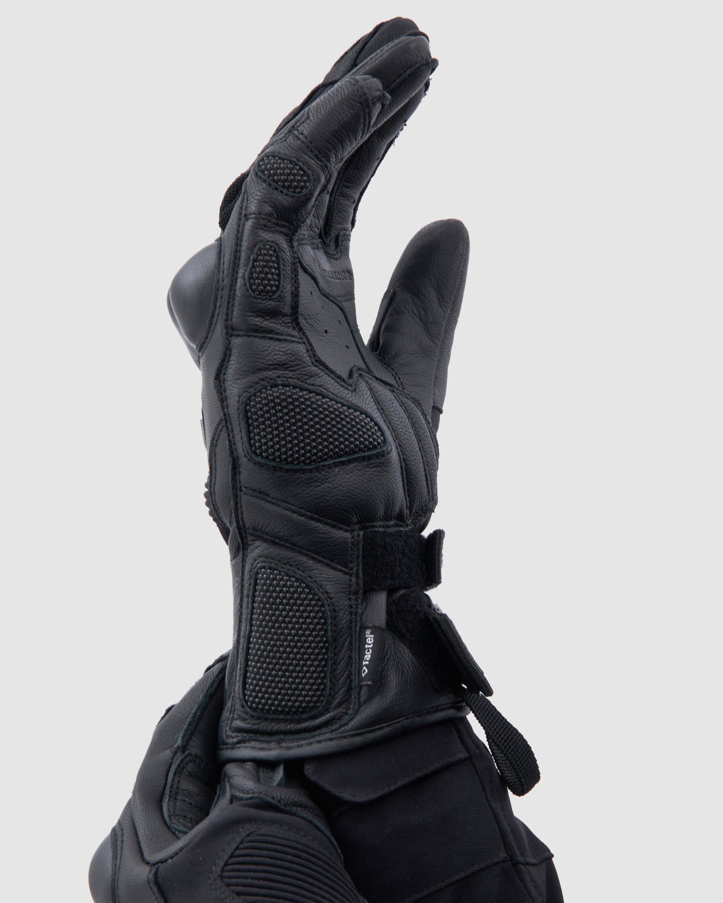 Range Motorradhandschuhe Schwarz