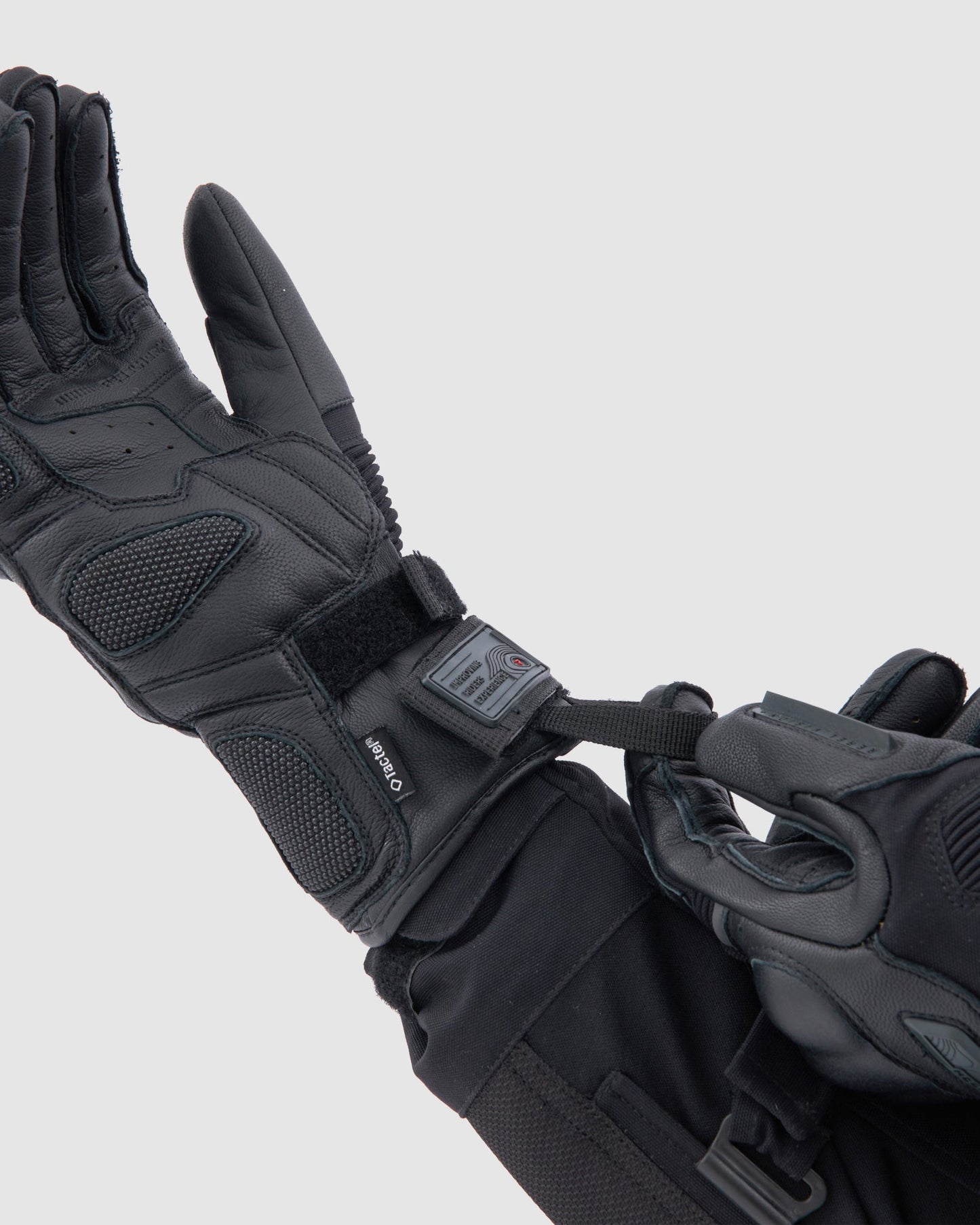 Range Motorradhandschuhe Schwarz