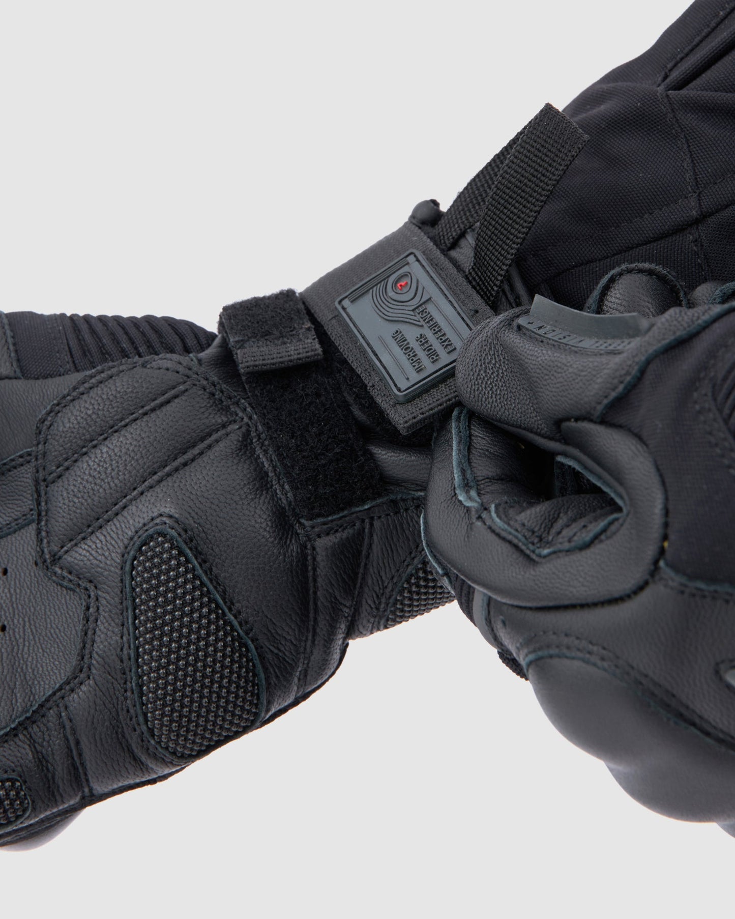 Range Motorradhandschuhe Schwarz