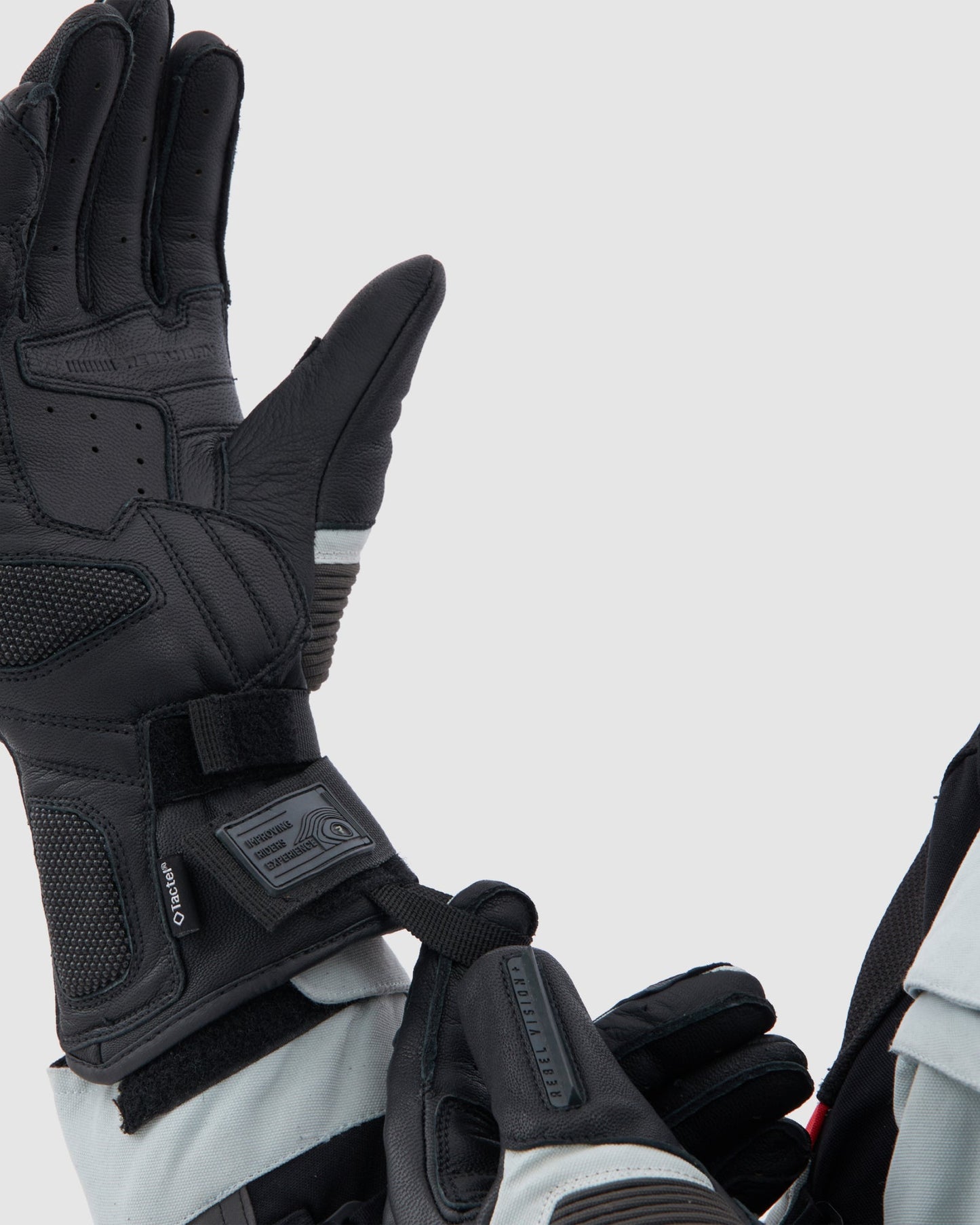 Range Motorradhandschuhe Grau